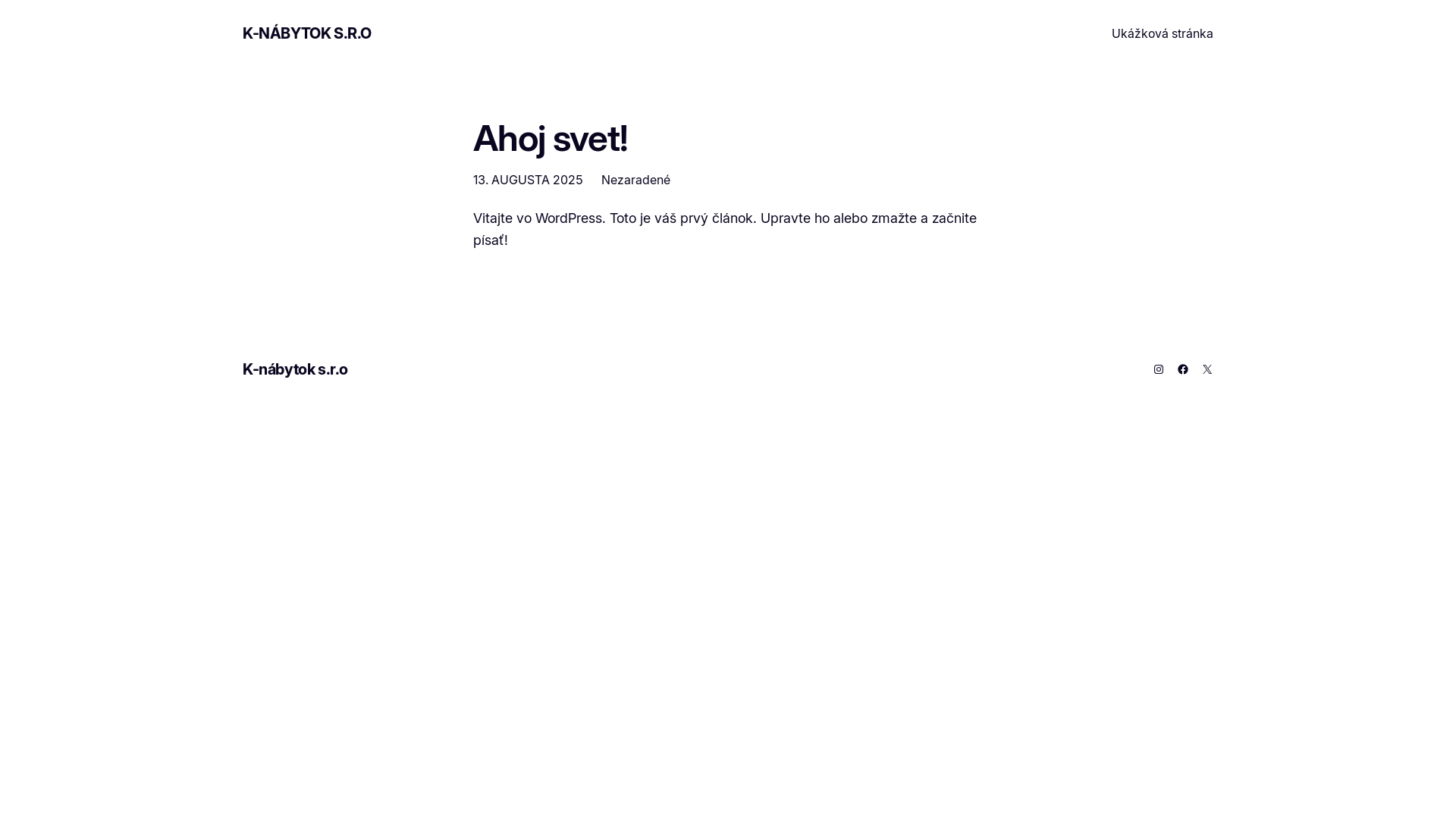 website screenshot of https://knabytok.sk/