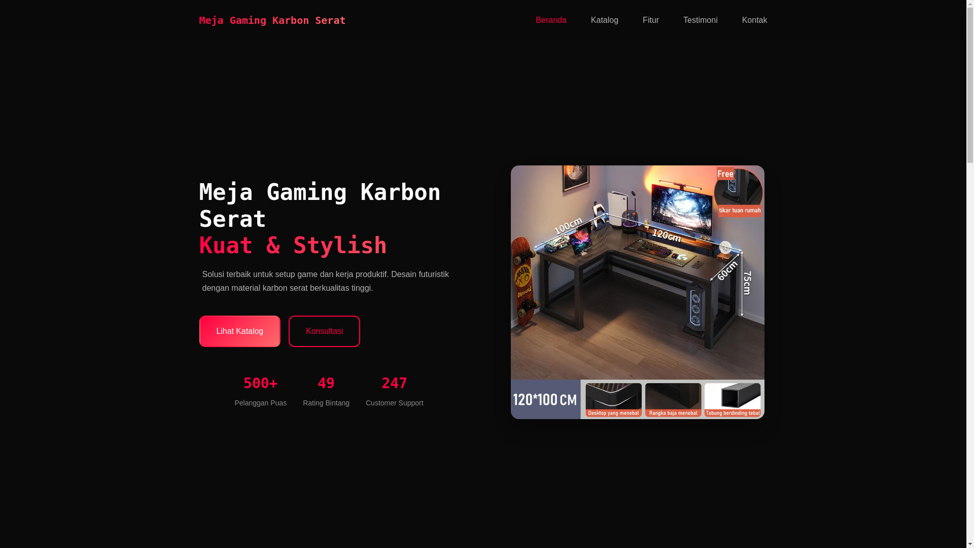 website screenshot of https://mejagamingdisini.pages.dev/