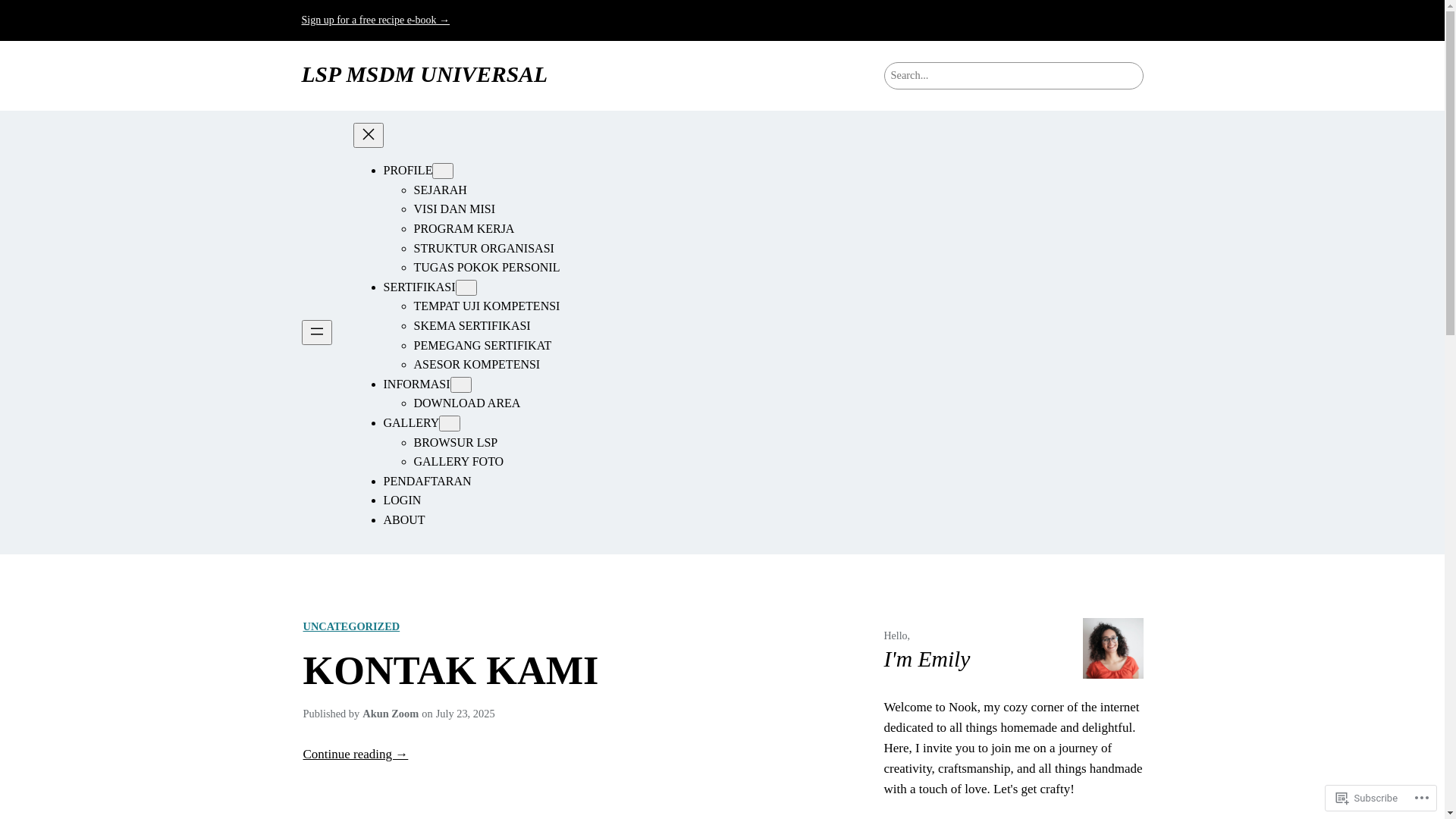 website screenshot of https://lspmsdm-universal.com/