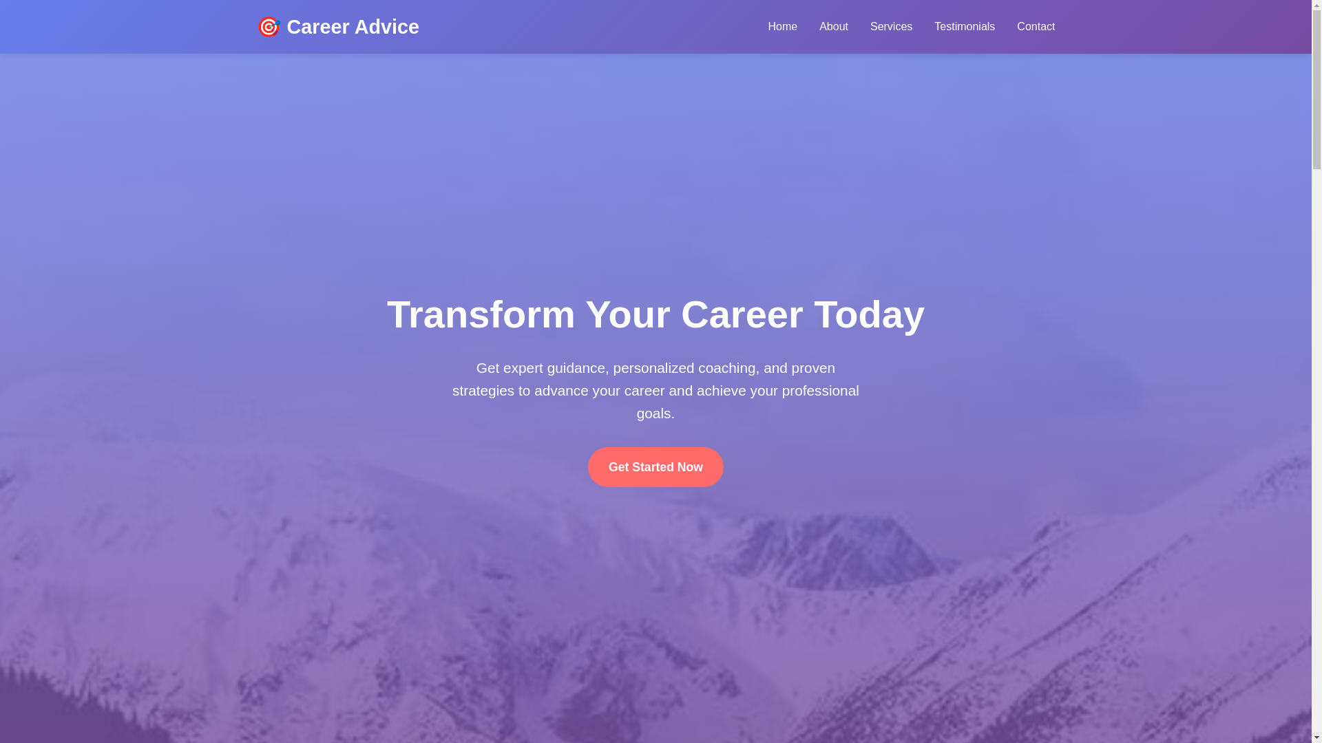 website screenshot of https://targetcareeradvice.cyou/