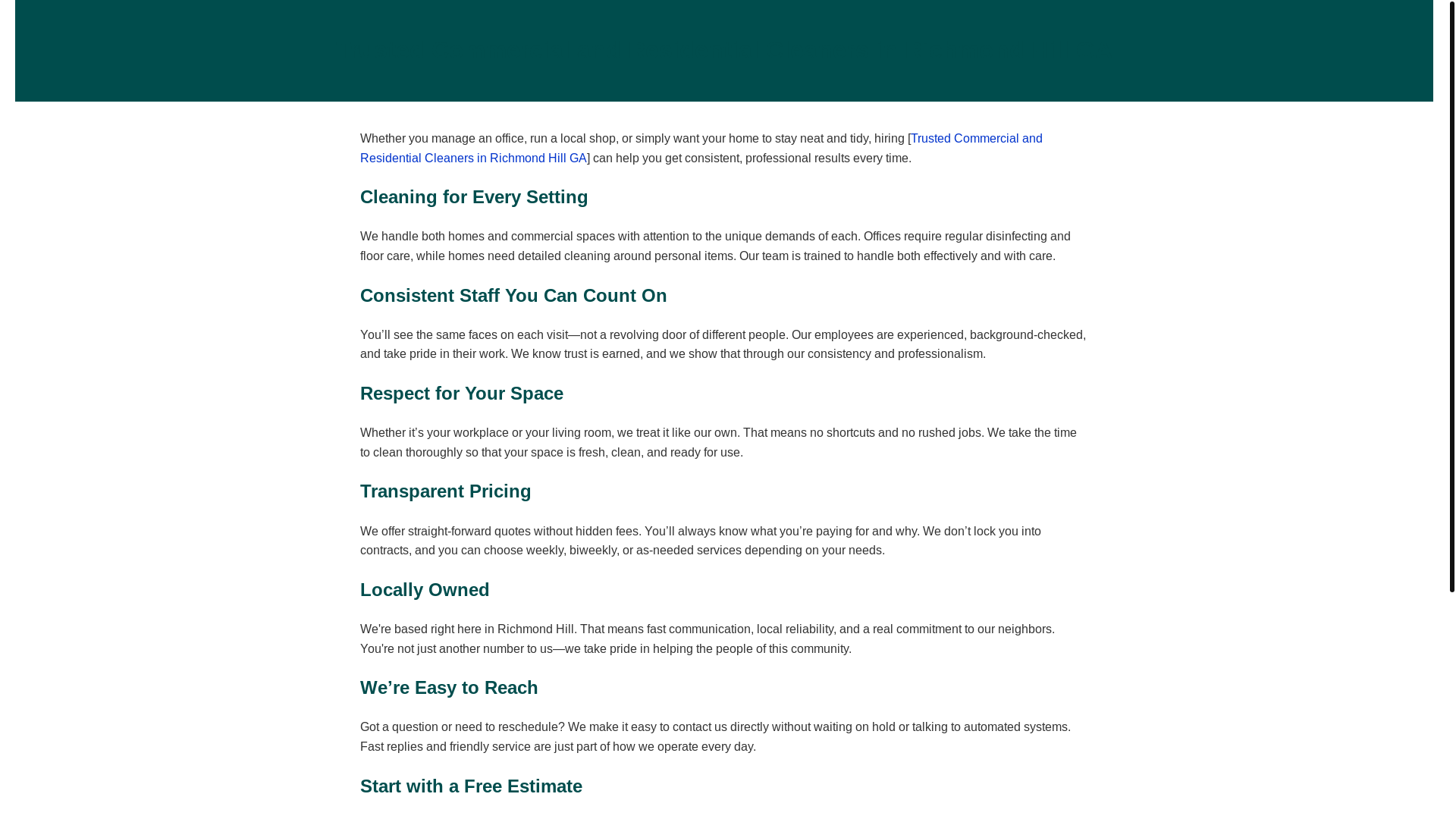website screenshot of https://trusted-commercial-residential-cleaners-richmond-hill-fina.pages.dev/