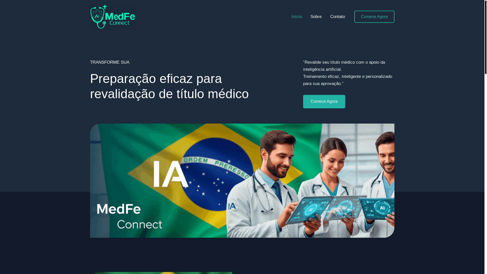 website screenshot of https://medfeconnect.pro/