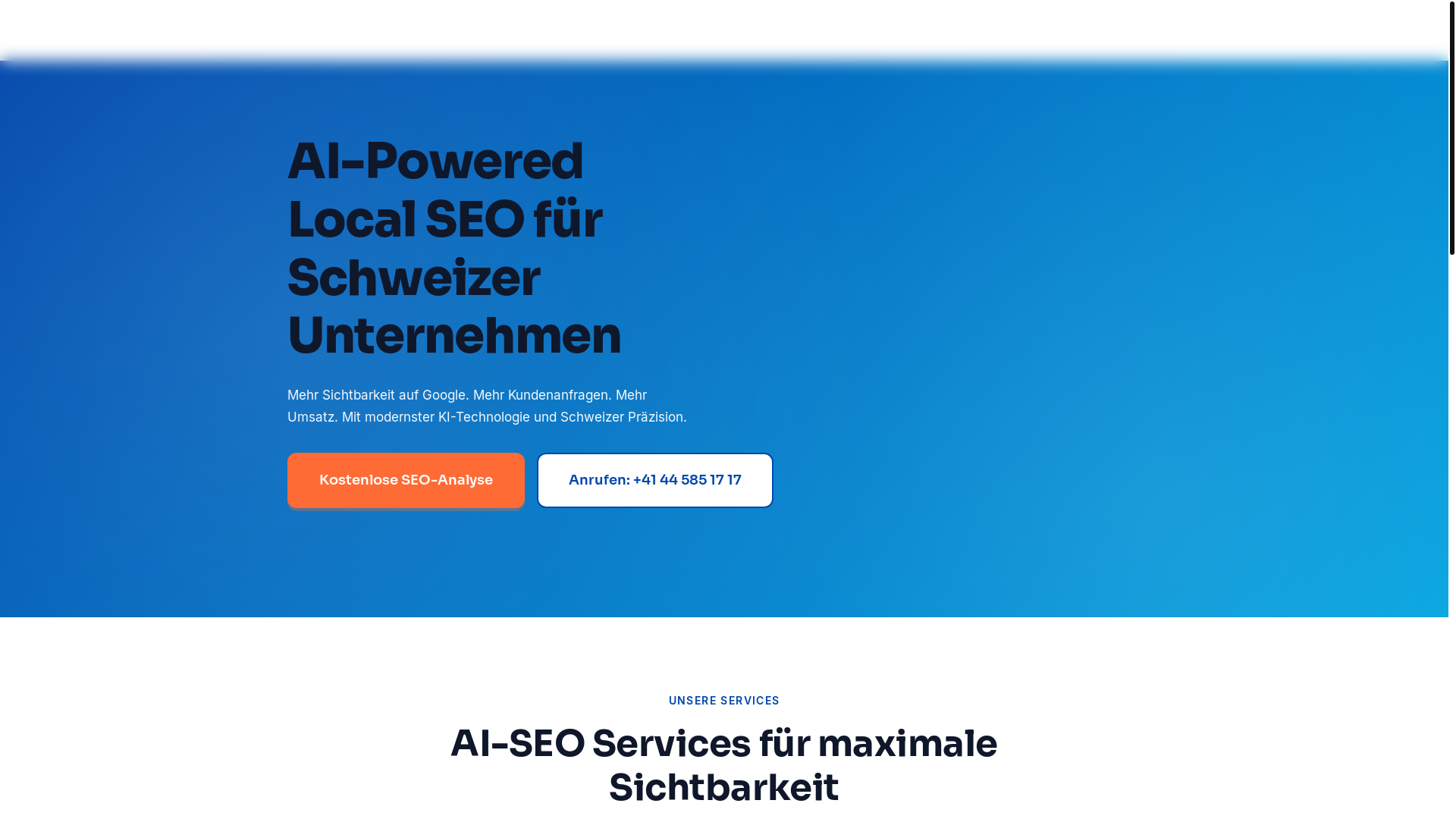 website screenshot of https://webblaster.ch/
