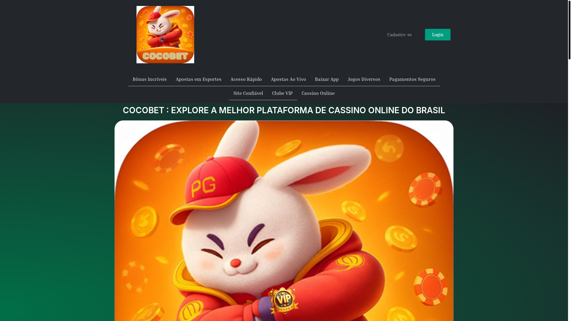 website screenshot of https://cocobet-com.com/