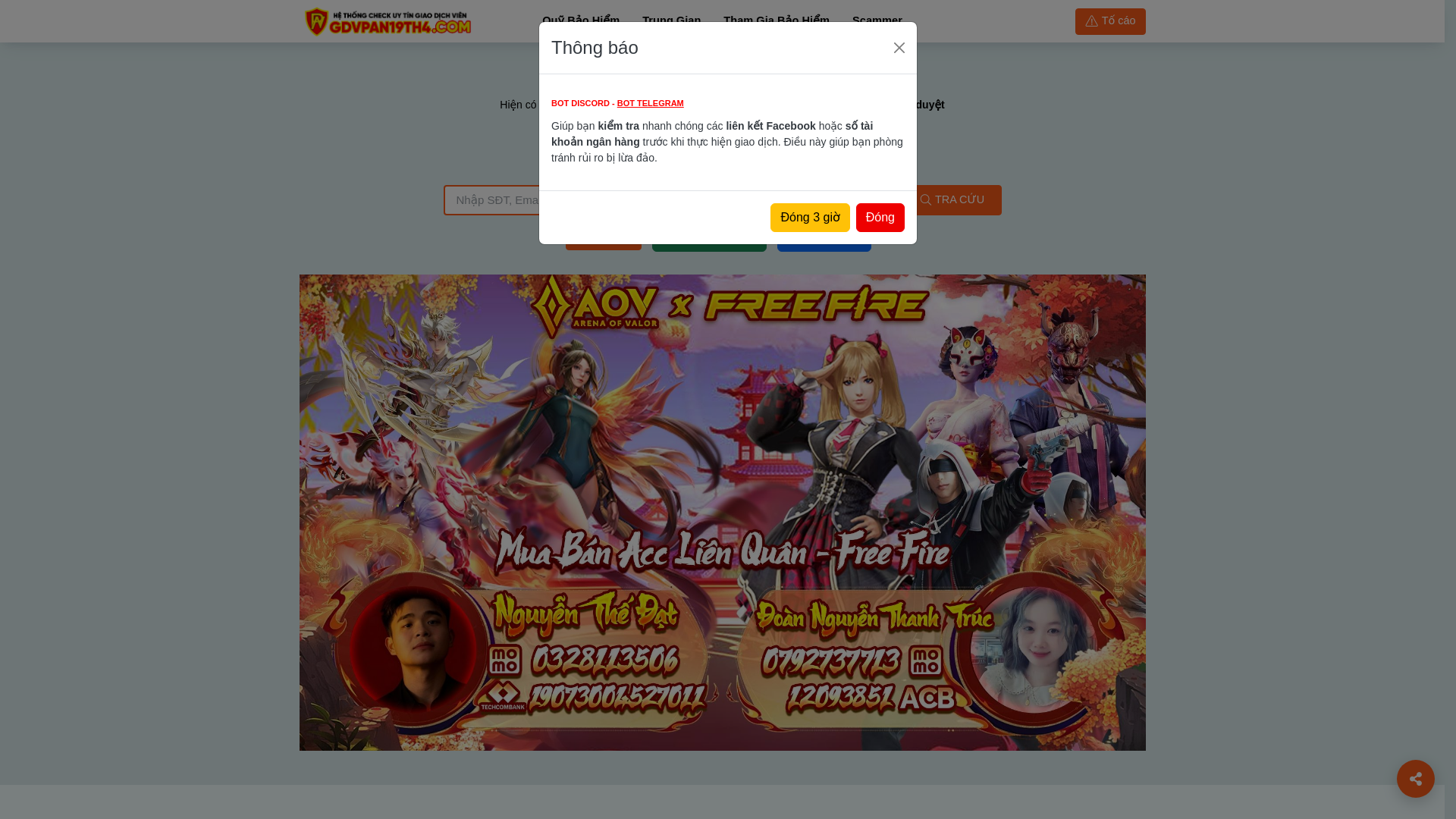 website screenshot of https://gdvpan19th4.com/