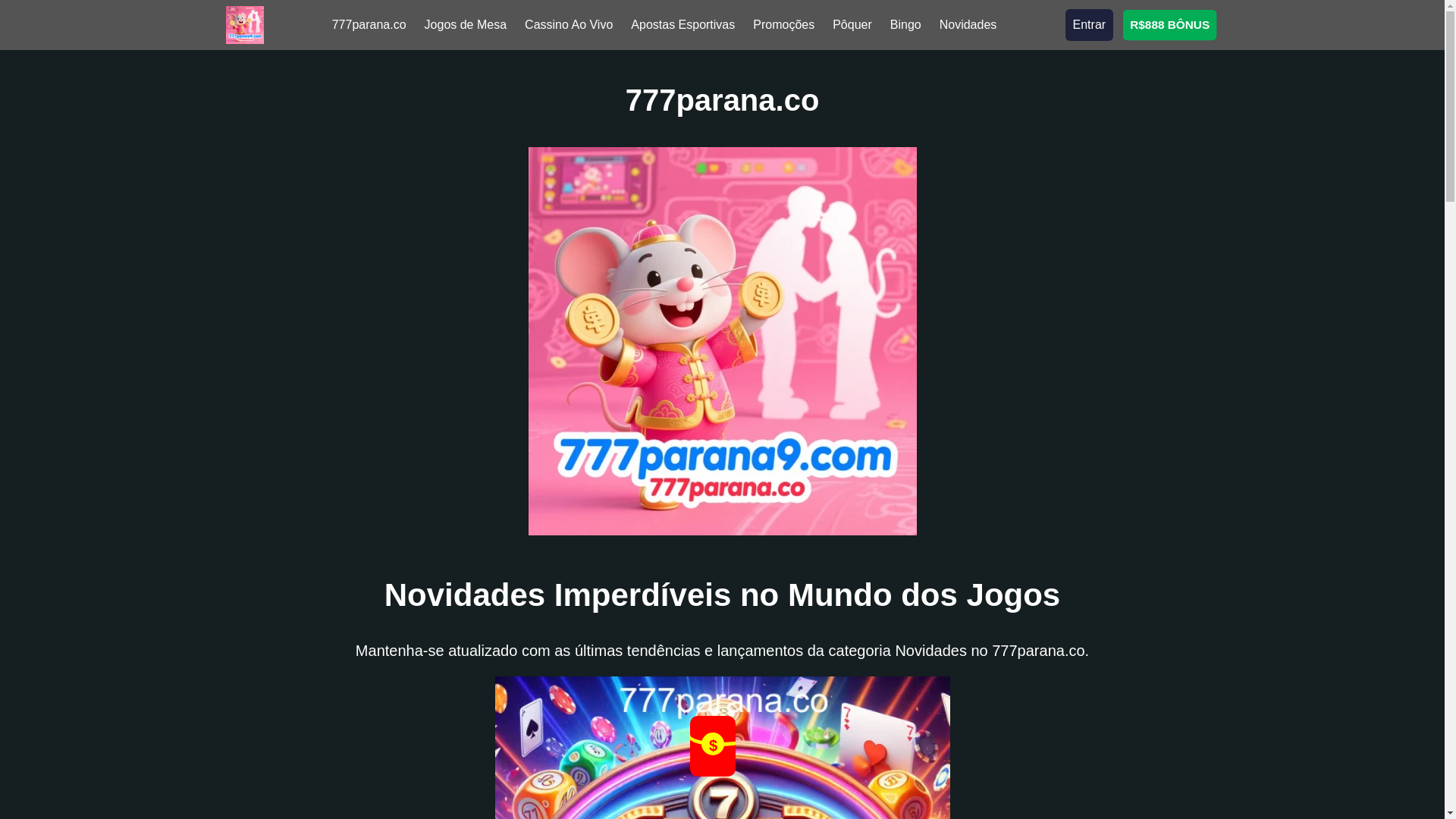 website screenshot of https://777parana9.com/