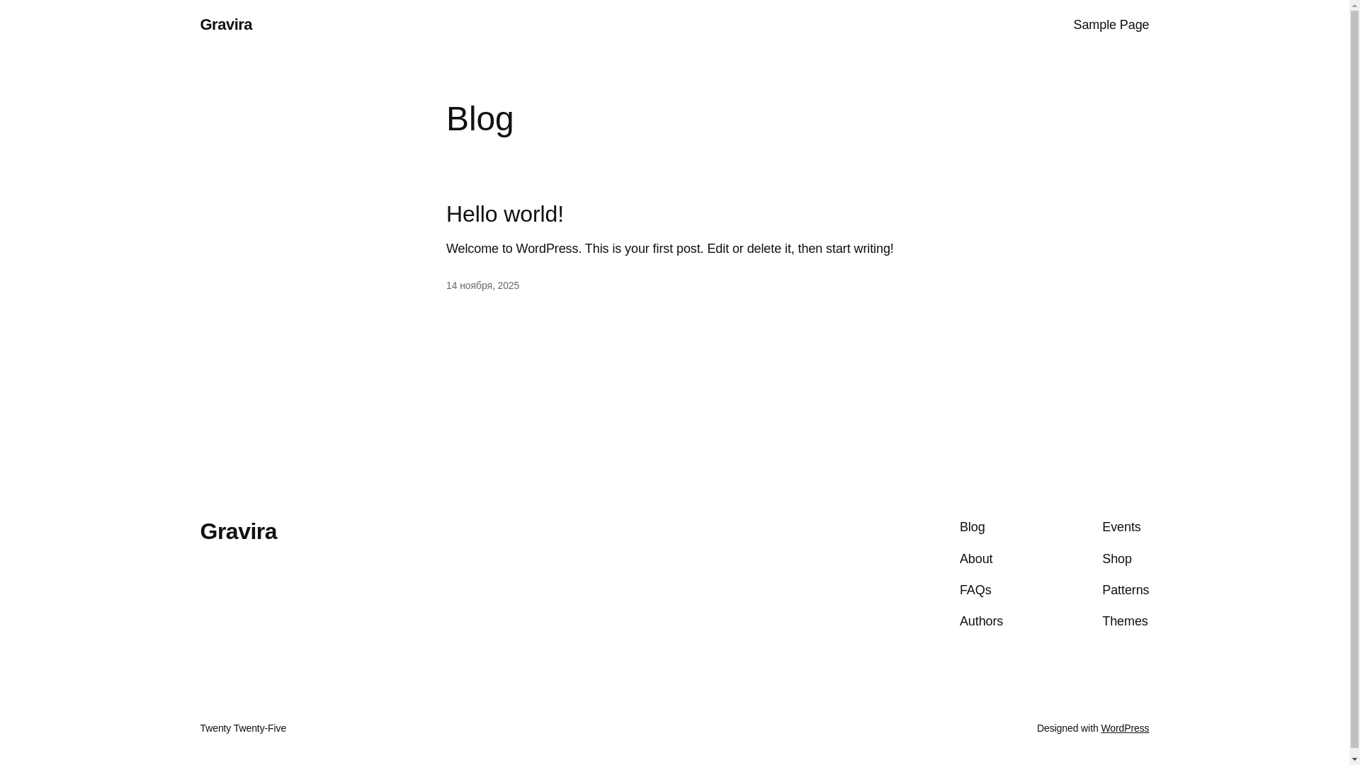 website screenshot of https://play-gravira.com/