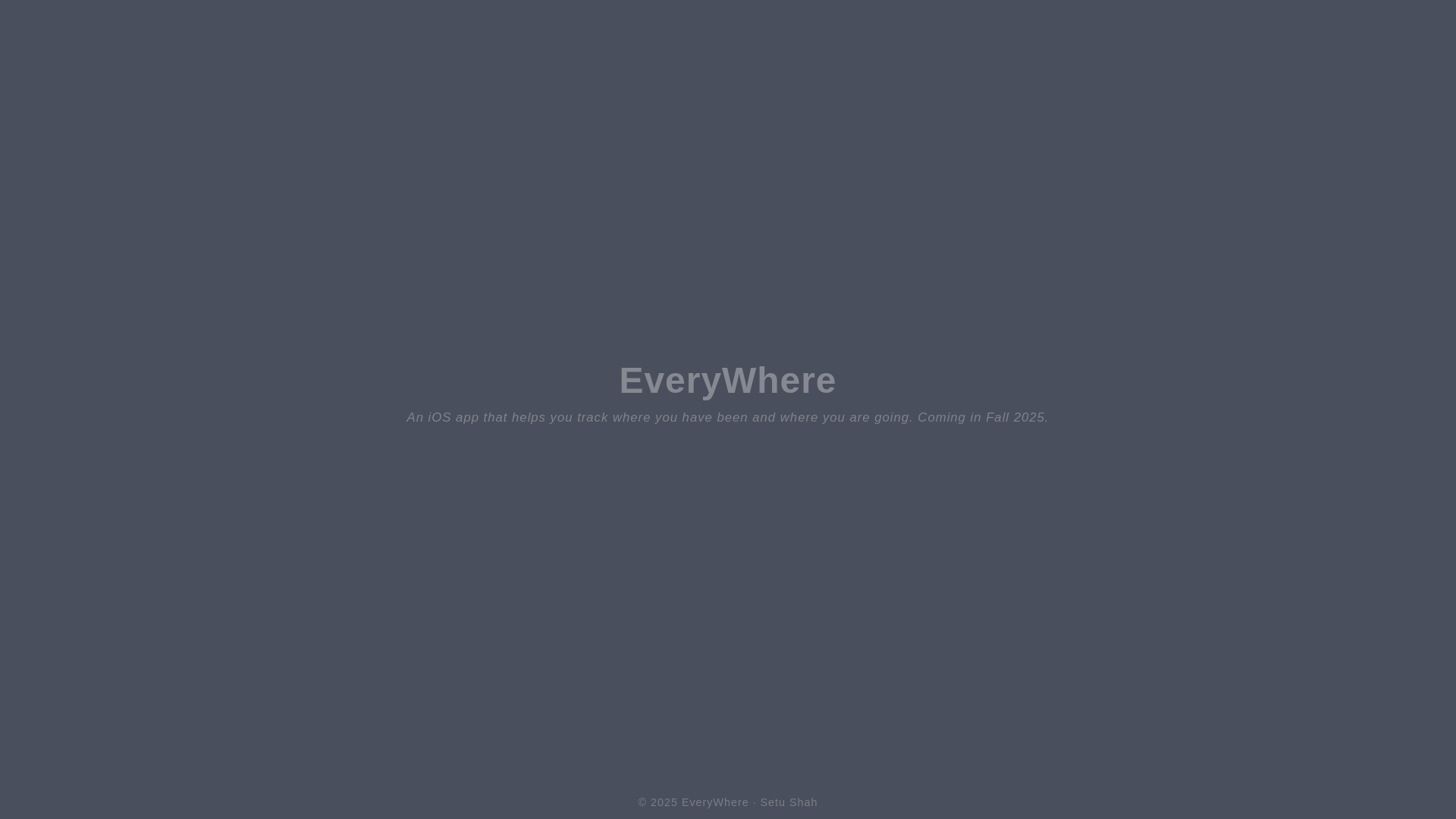 website screenshot of https://everywhere.quest/