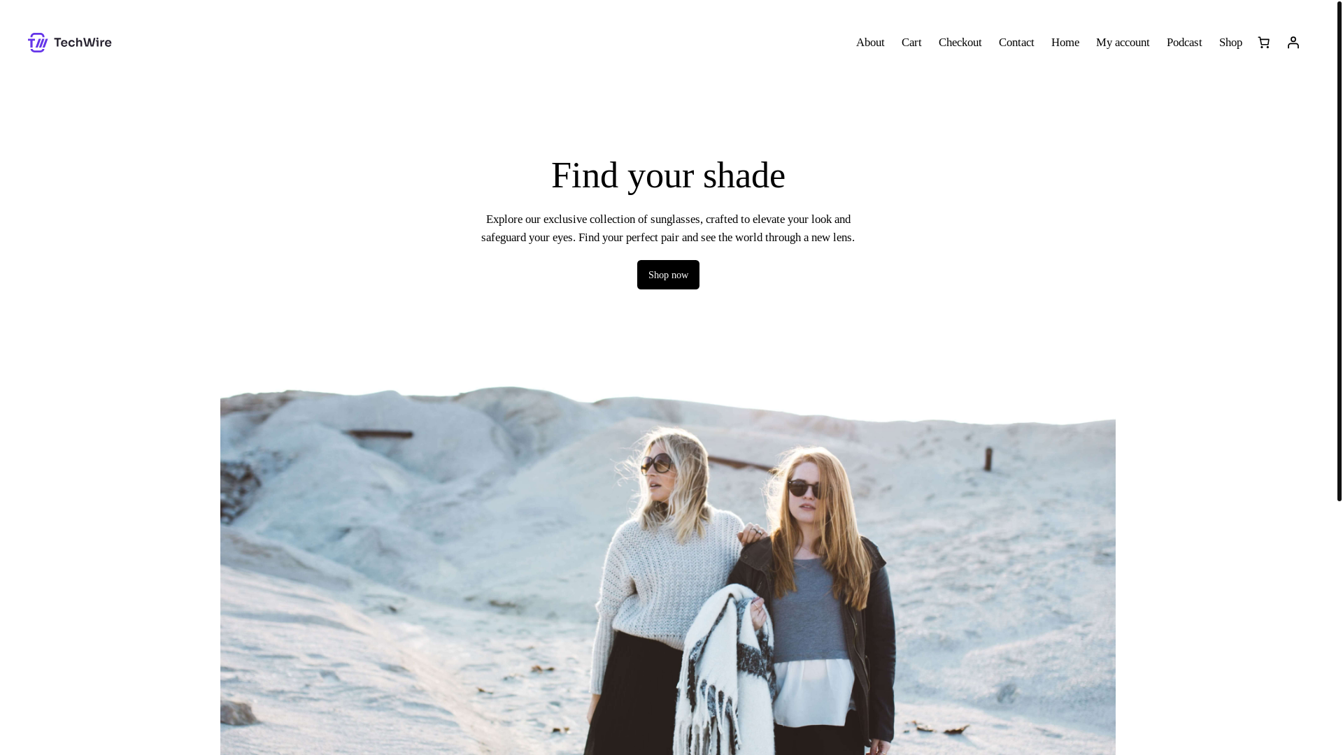 website screenshot of https://eleadjavon.shop/