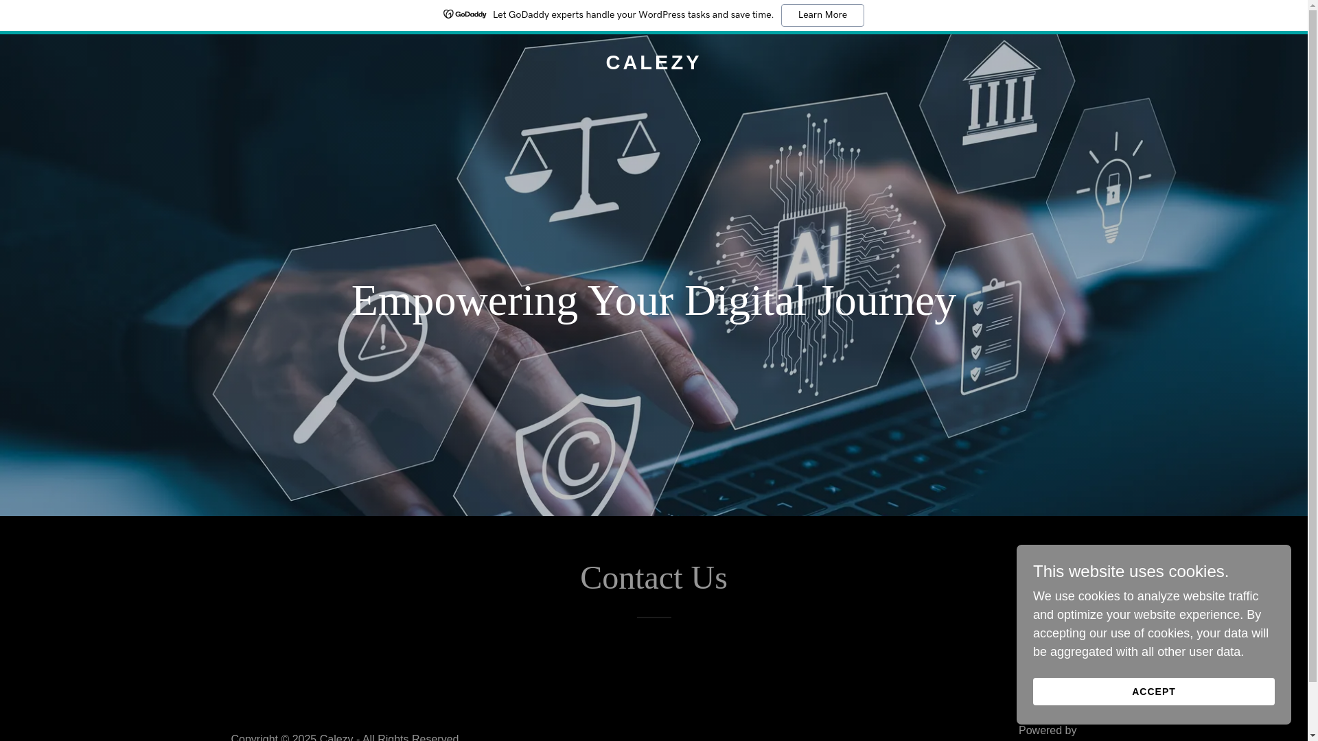 website screenshot of https://calezy.com/