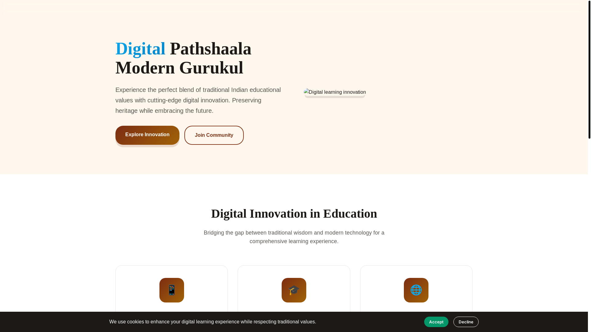 website screenshot of https://digitalpathshaala.uk/