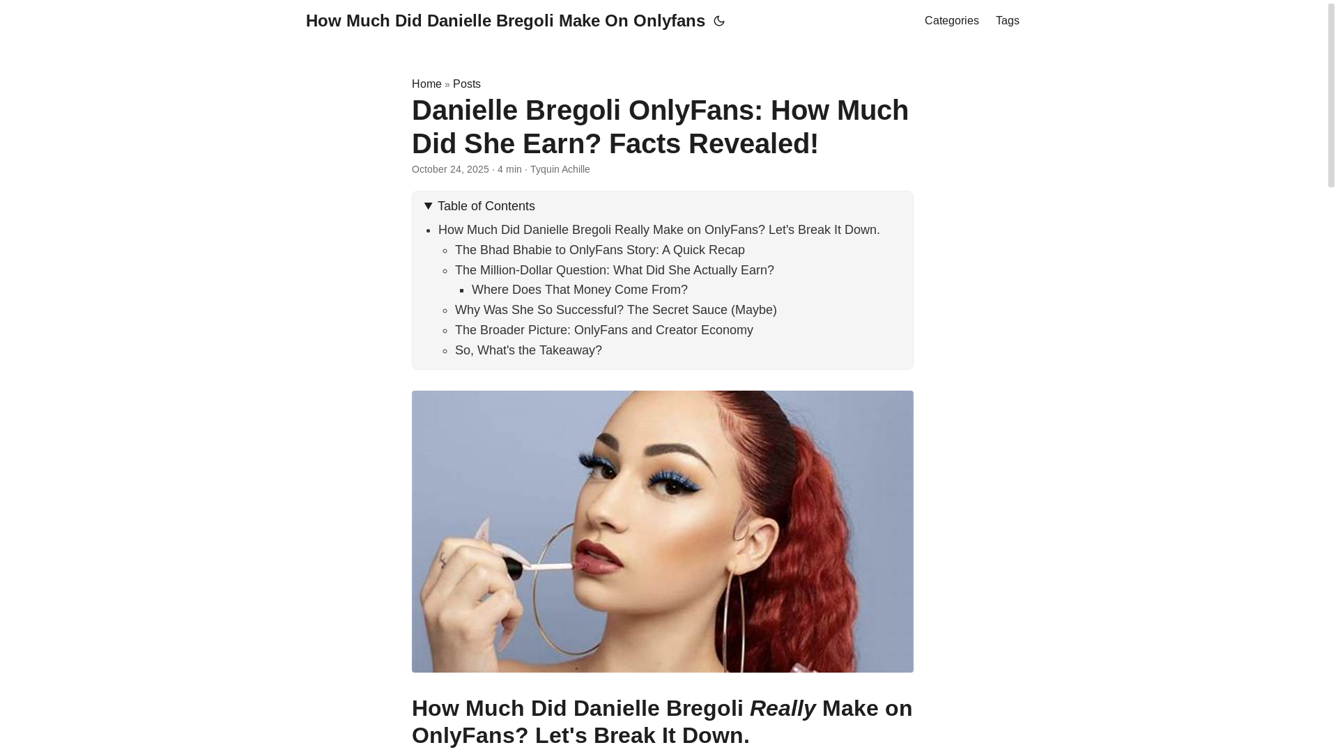 website screenshot of https://how-much-did-danielle-bregoli-make-on-onlyfans.pages.dev/