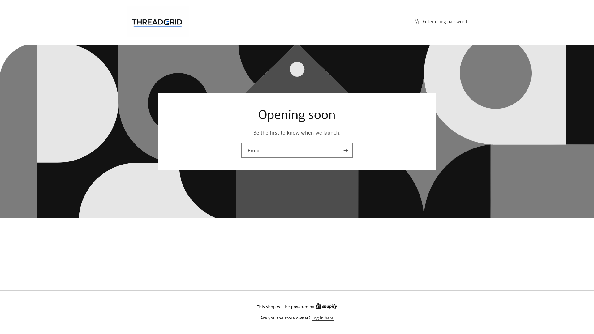 website screenshot of https://threadgrid.in/
