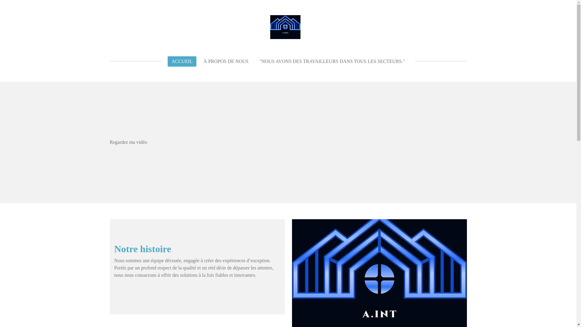 website screenshot of https://a-int.be/