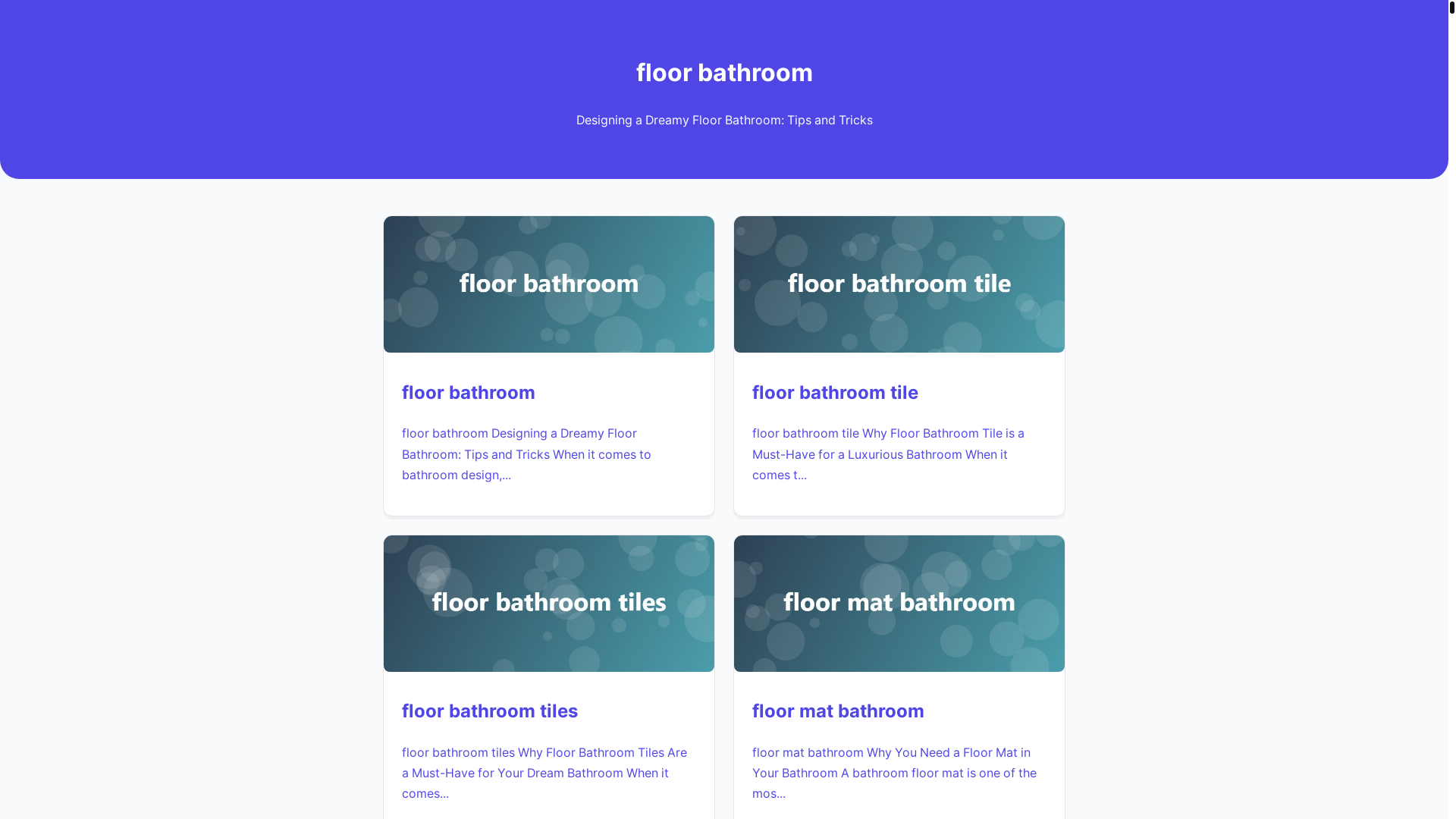 website screenshot of https://floorbathroom.pages.dev/