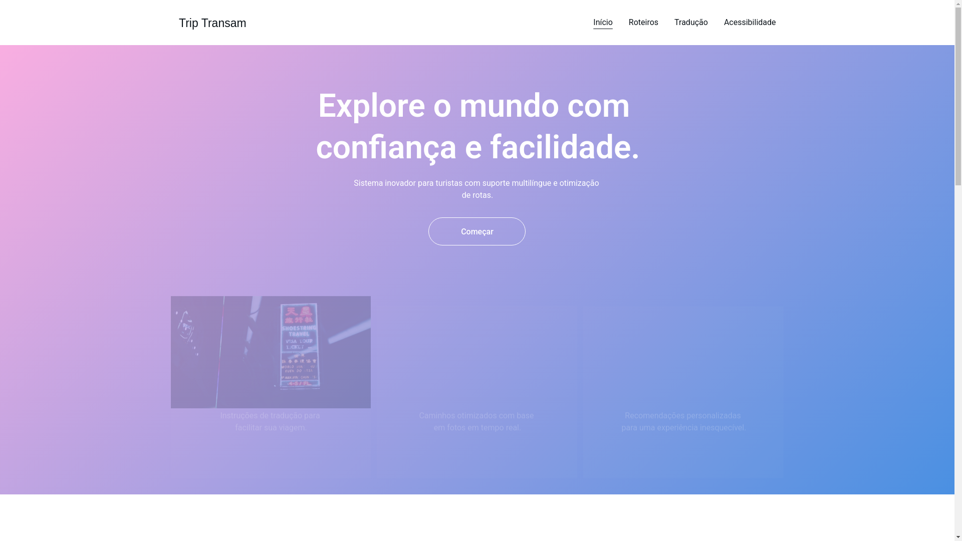 website screenshot of https://triptransam.art/