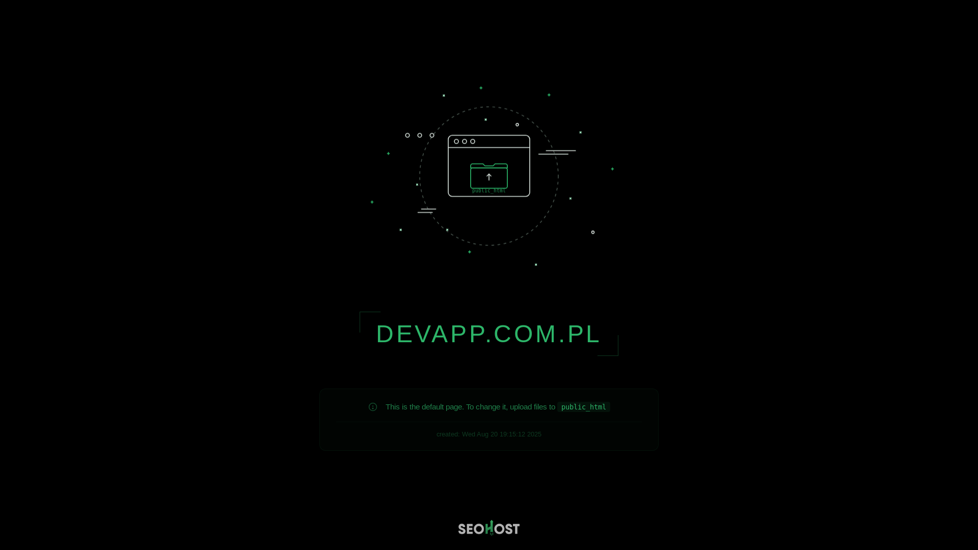 website screenshot of https://devapp.com.pl/