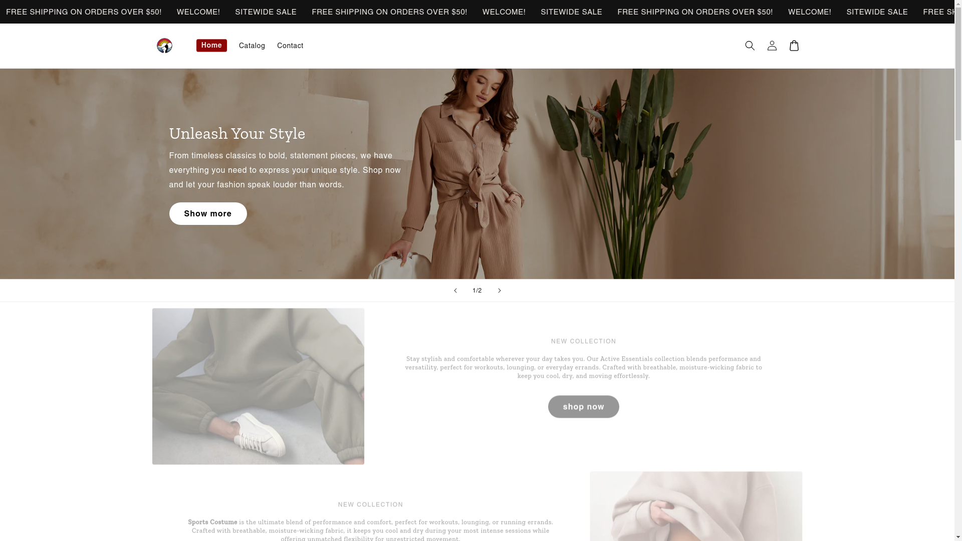 website screenshot of https://velerie.store/
