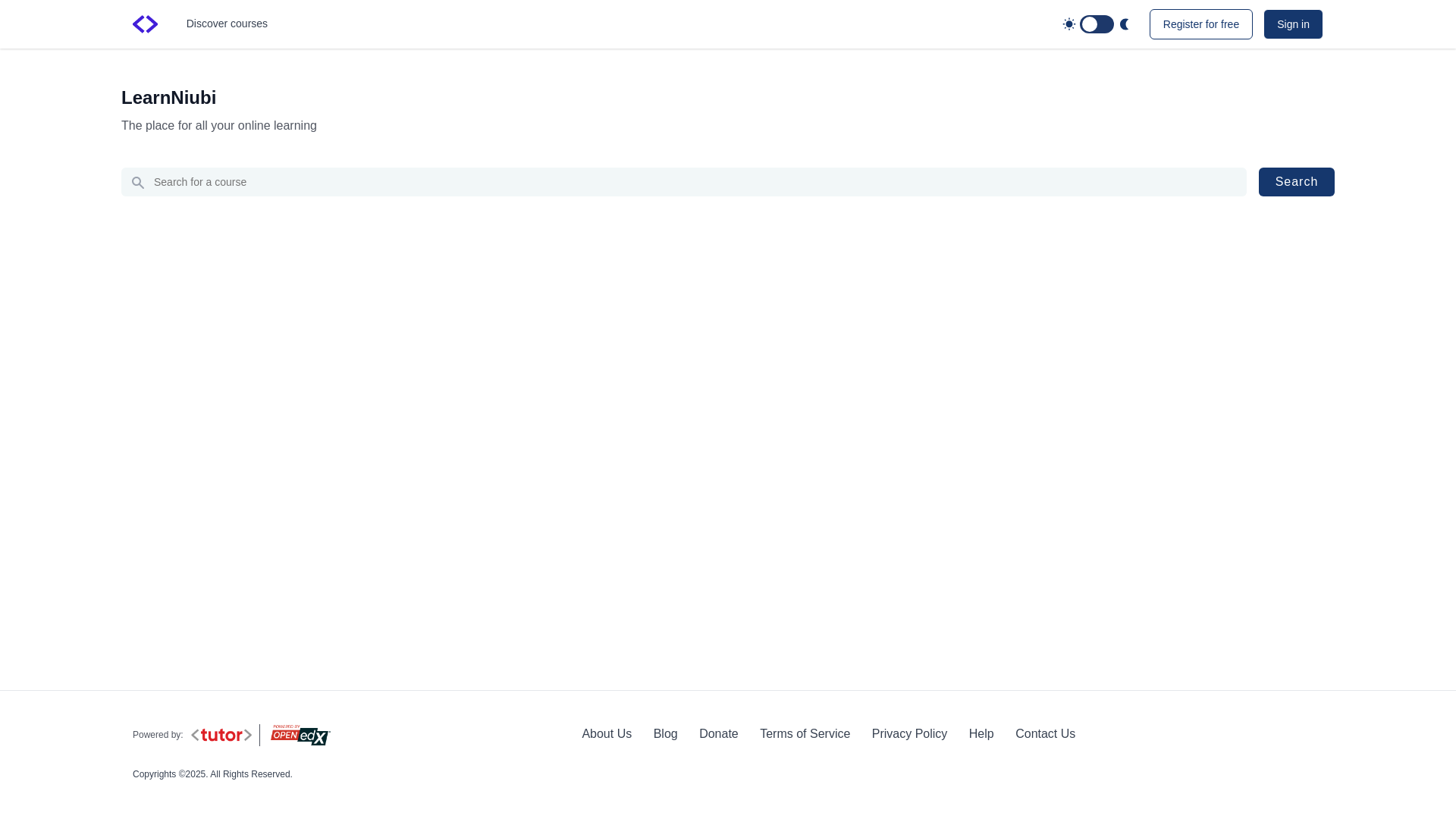 website screenshot of https://learnniubi.com/