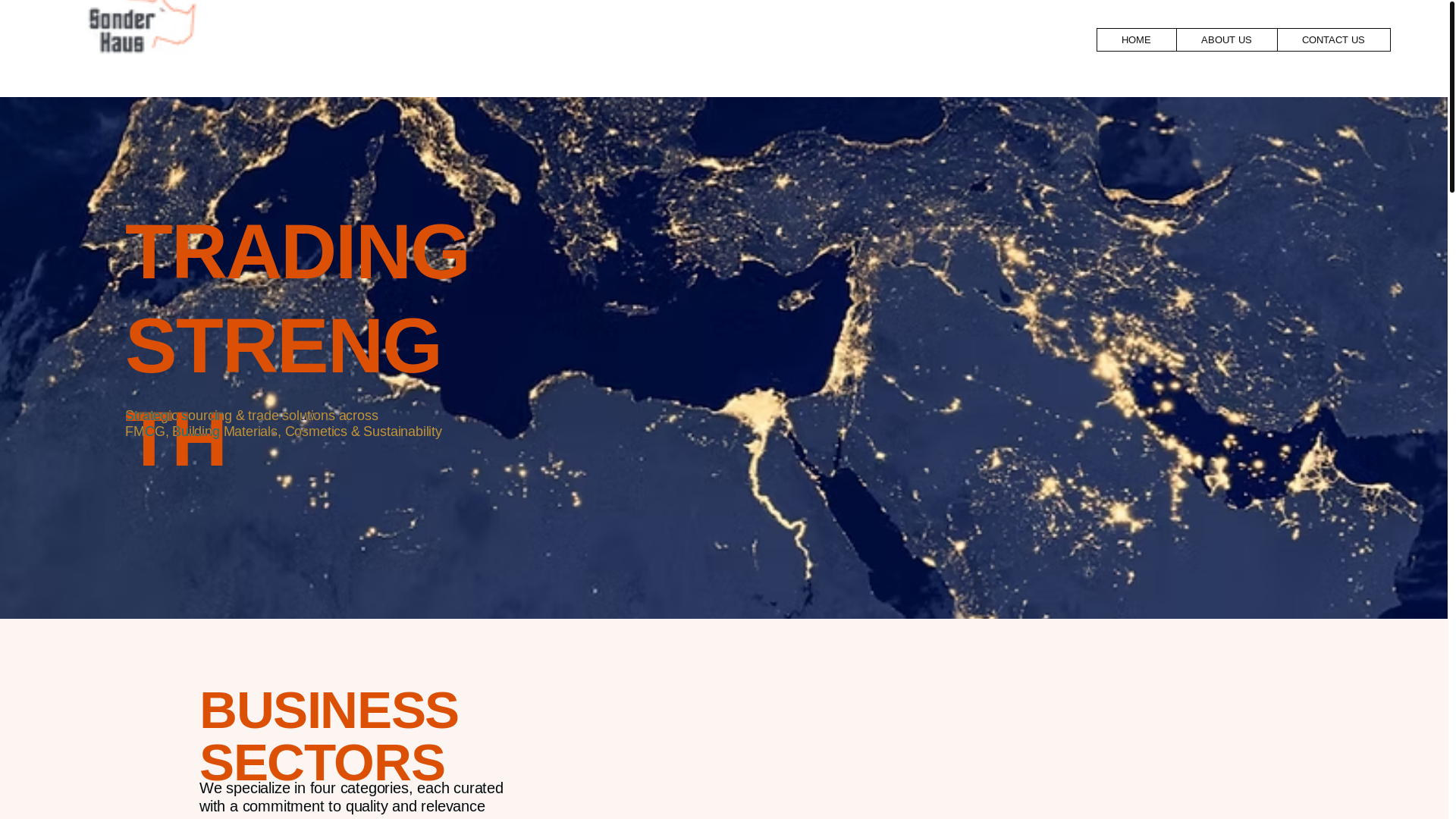 website screenshot of https://sonderhausme.com/