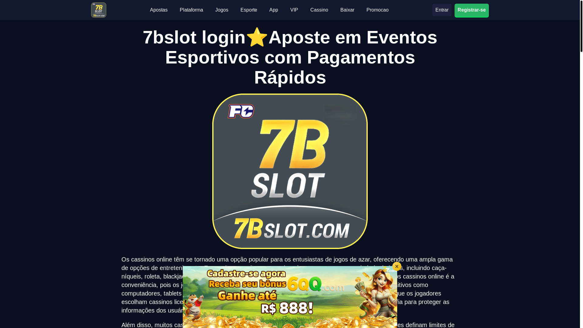 website screenshot of https://7bslotr.com/