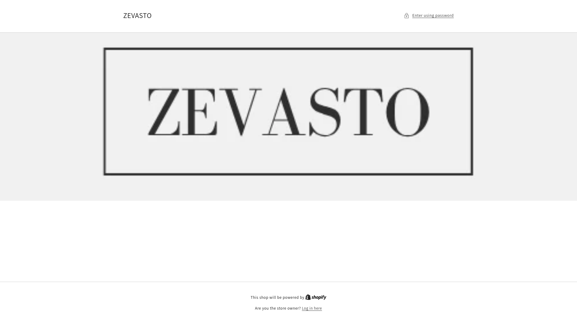 website screenshot of https://zevasto.com/