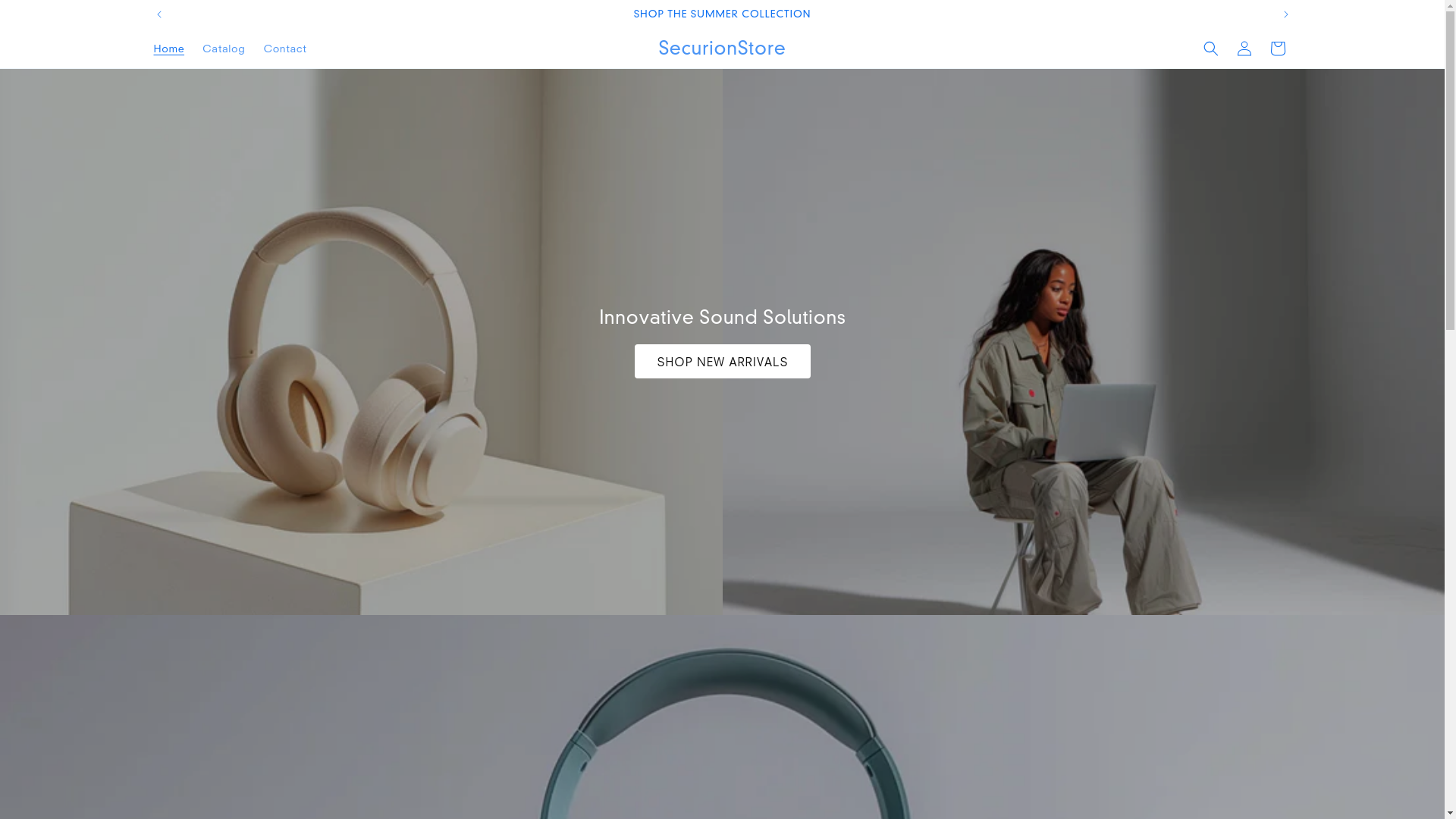 website screenshot of https://securionhq.shop/