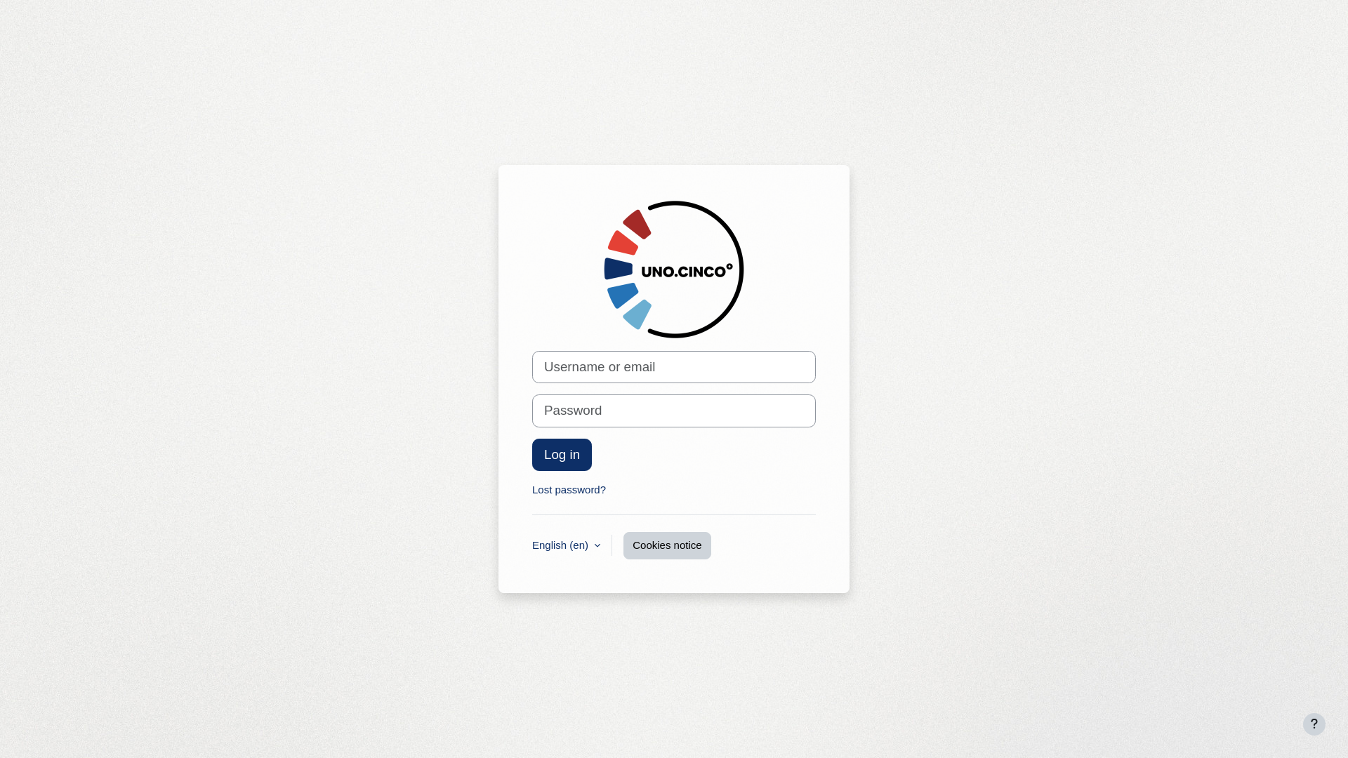 website screenshot of https://academia.unopuntocinco.org/