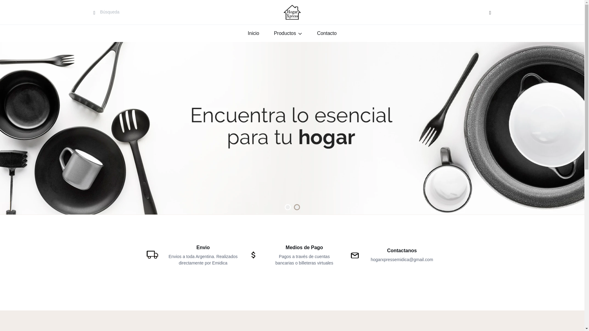 website screenshot of https://hogarxpress.online/
