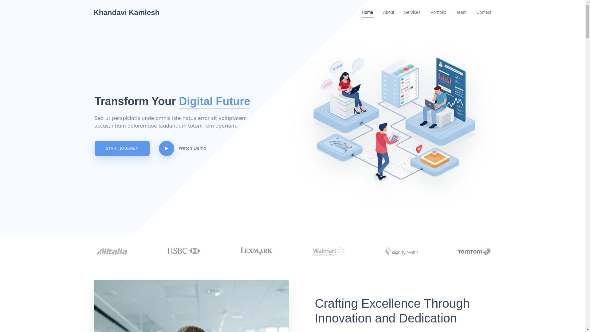 website screenshot of https://khandavikamlesh.pages.dev/
