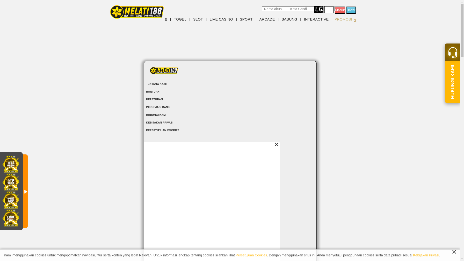 website screenshot of https://melatislay.com/