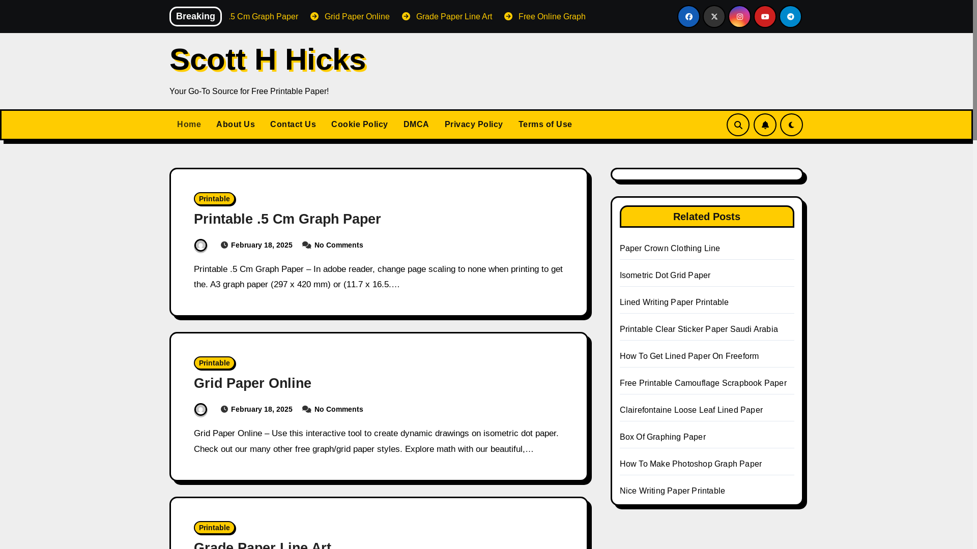 website screenshot of https://scotthhicksb.pages.dev/