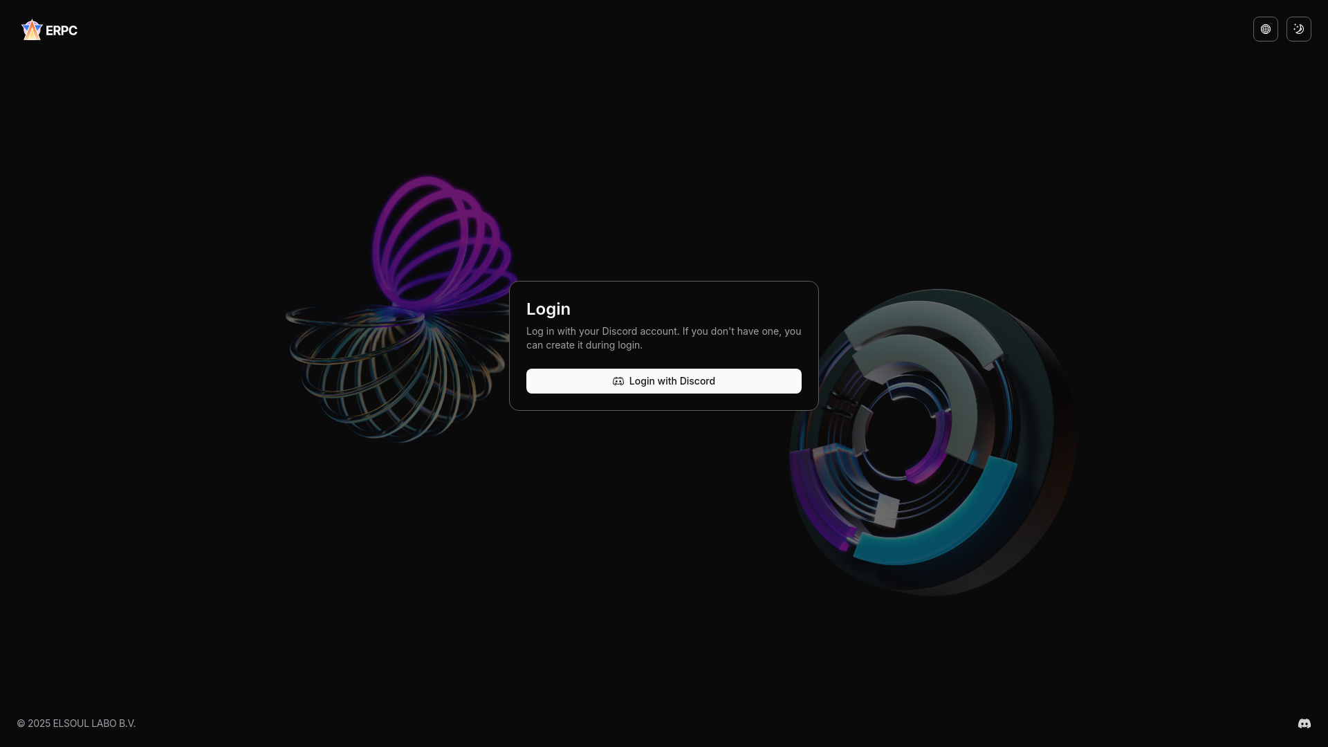 website screenshot of https://dashboard-erpc-global.pages.dev/
