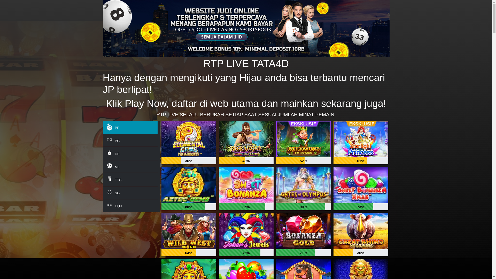 website screenshot of https://rtptata4d16.xyz/