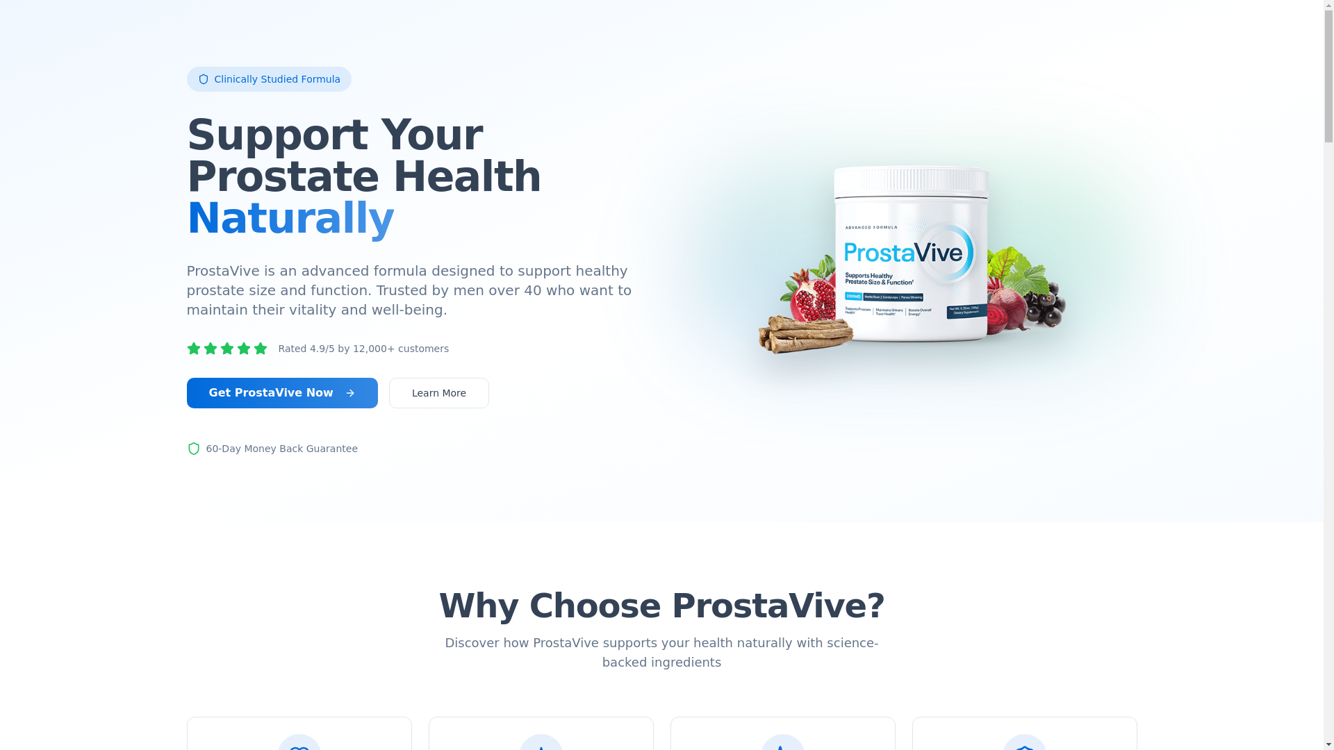 website screenshot of https://prostate-care.pages.dev/