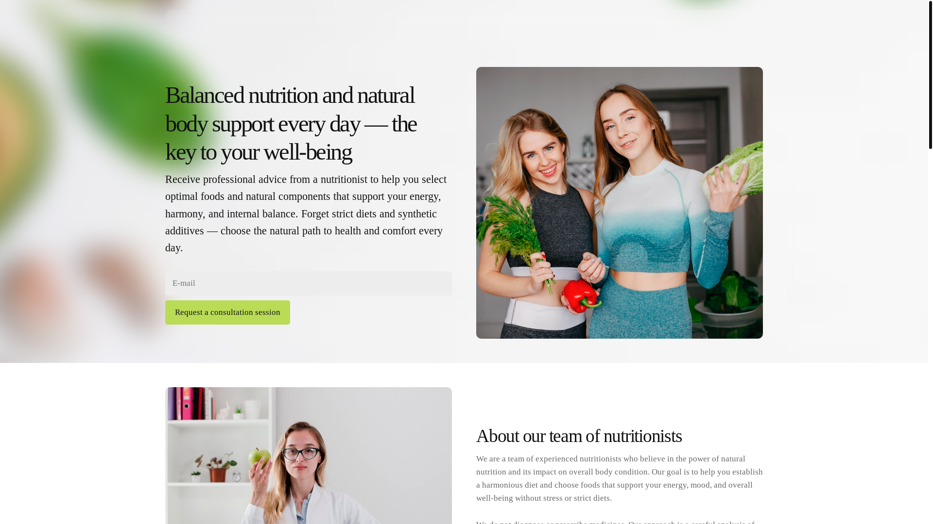 website screenshot of https://naturalbalancesupporthub.info/