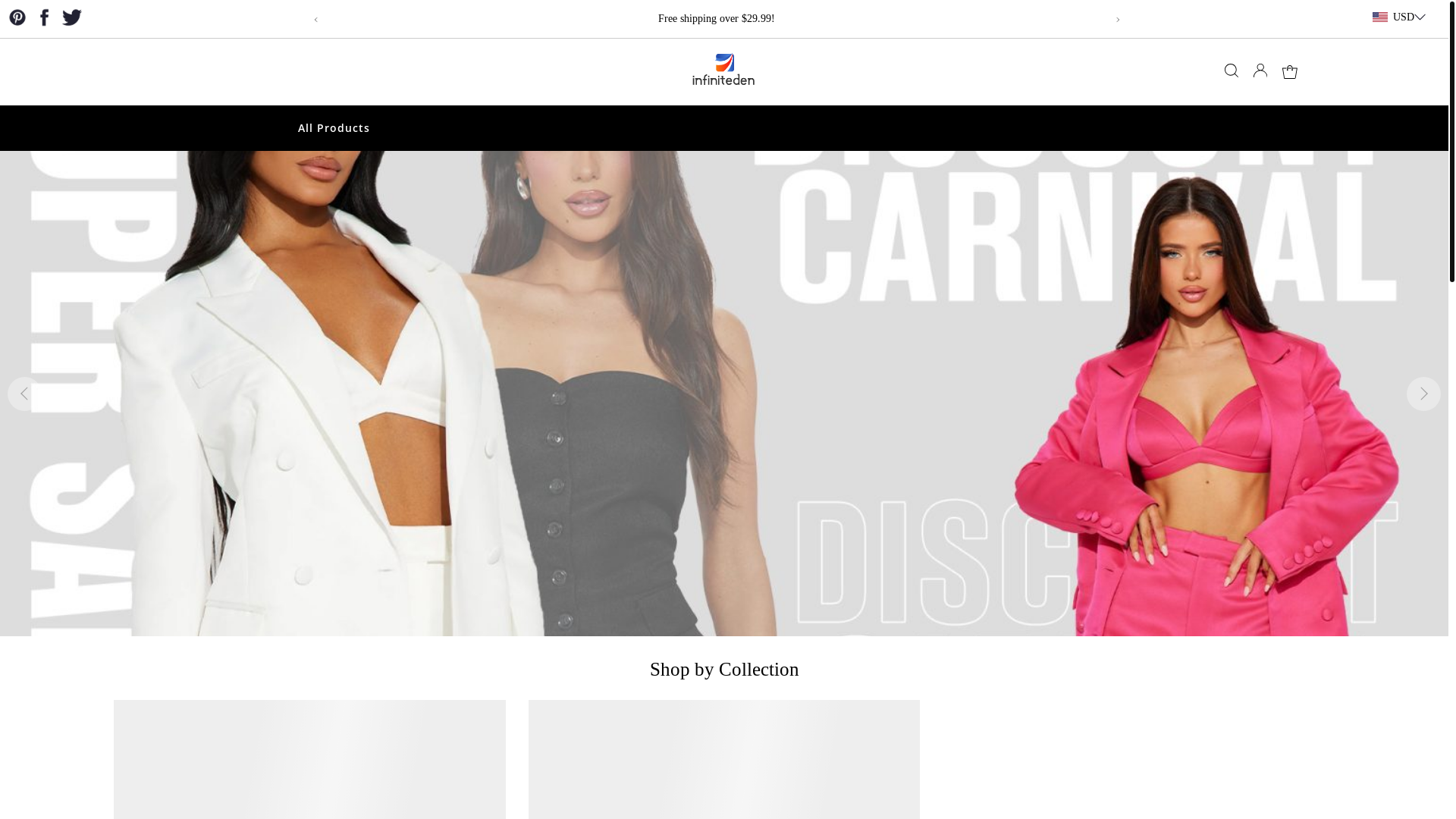 website screenshot of https://dalebryce.shop/