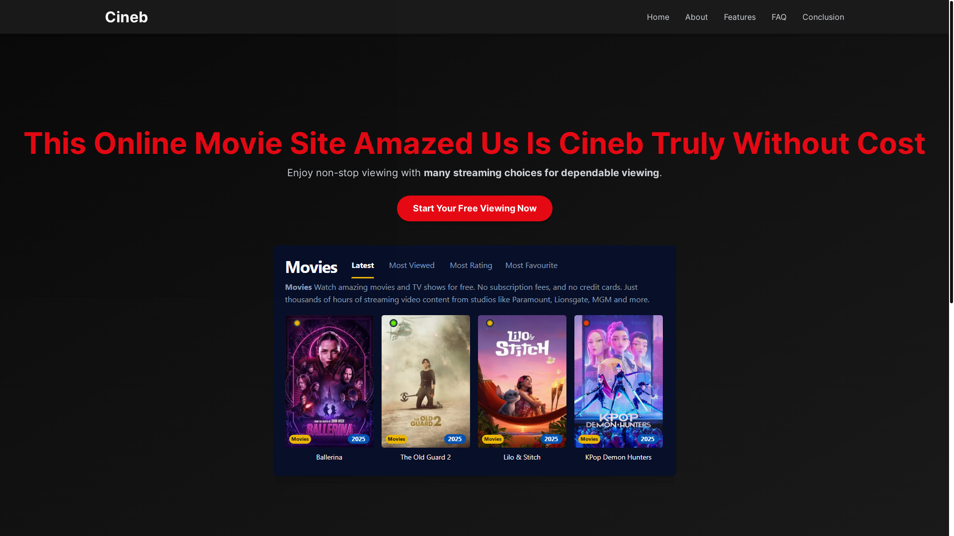 website screenshot of https://cineb-5t9l.pages.dev/