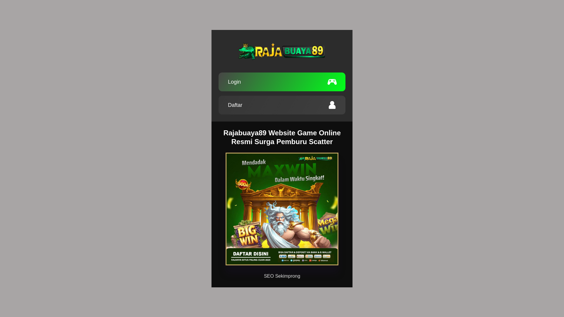 website screenshot of https://rajabuaya-89.pages.dev/