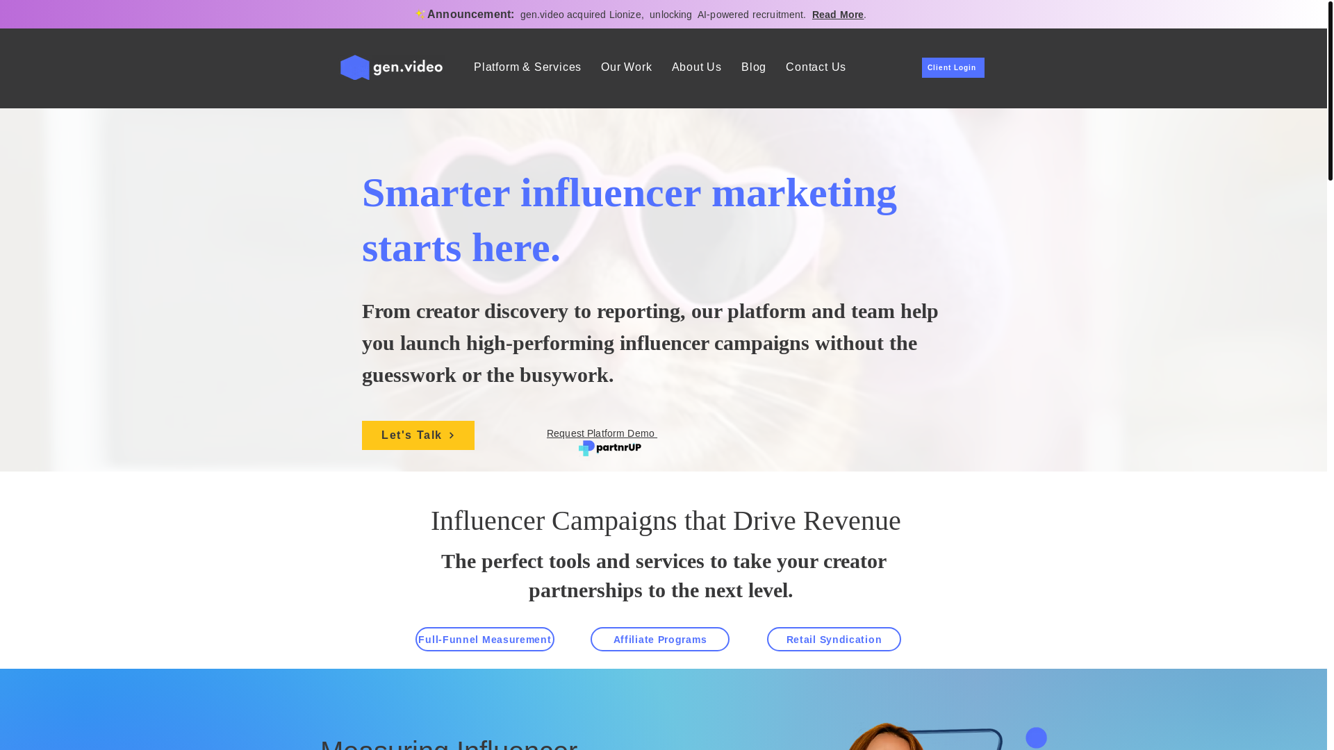 website screenshot of https://whygenvideosolutions.co/