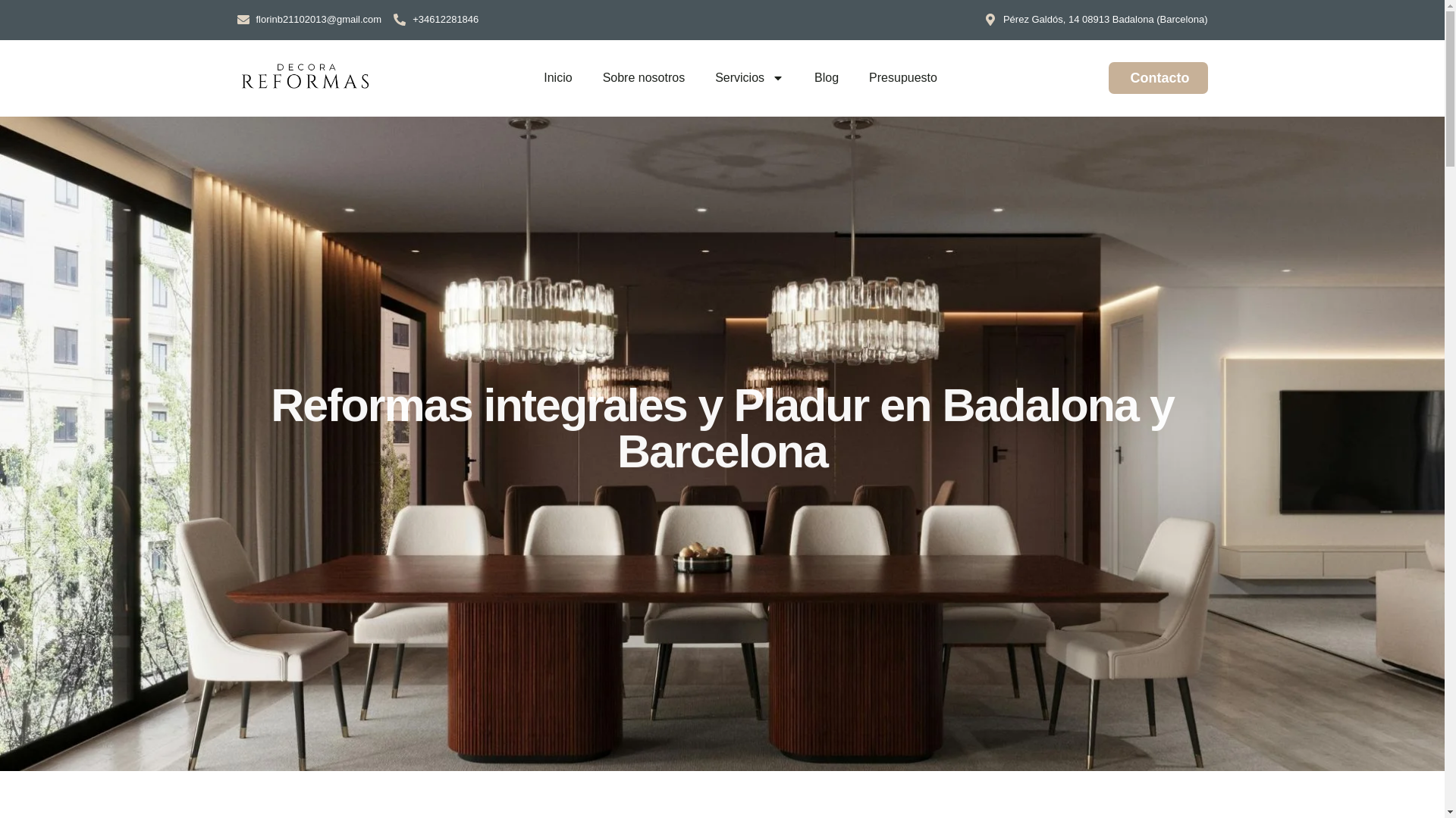 website screenshot of https://decorareformasintegrales.com/