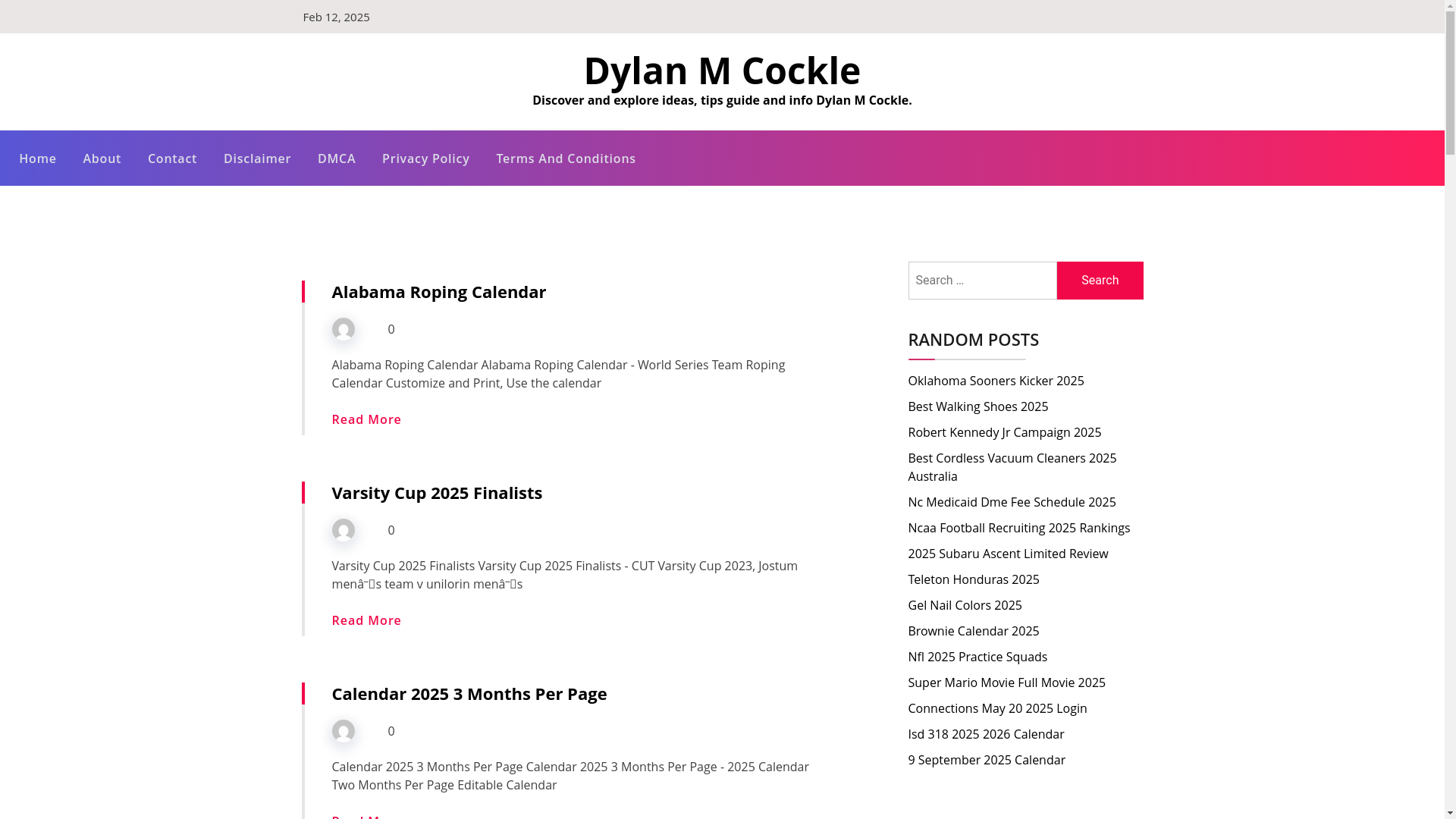 website screenshot of https://dylanmcockle.pages.dev/