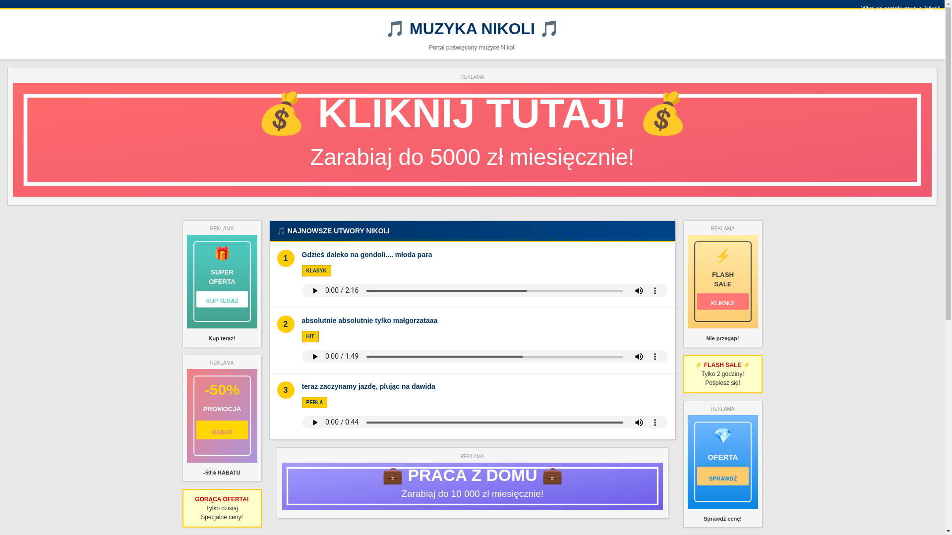 website screenshot of https://nikolaigosiamuzyka.pages.dev/