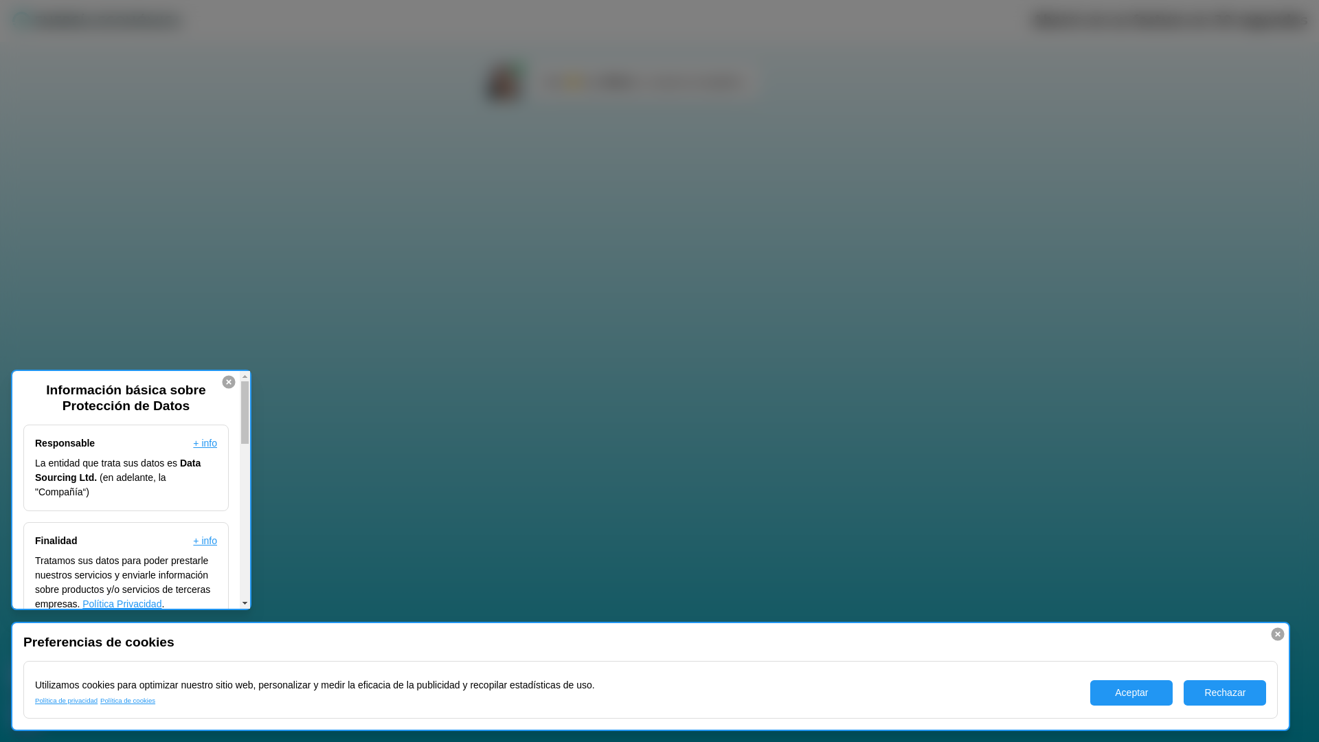website screenshot of https://energia-economica-ahora.com/
