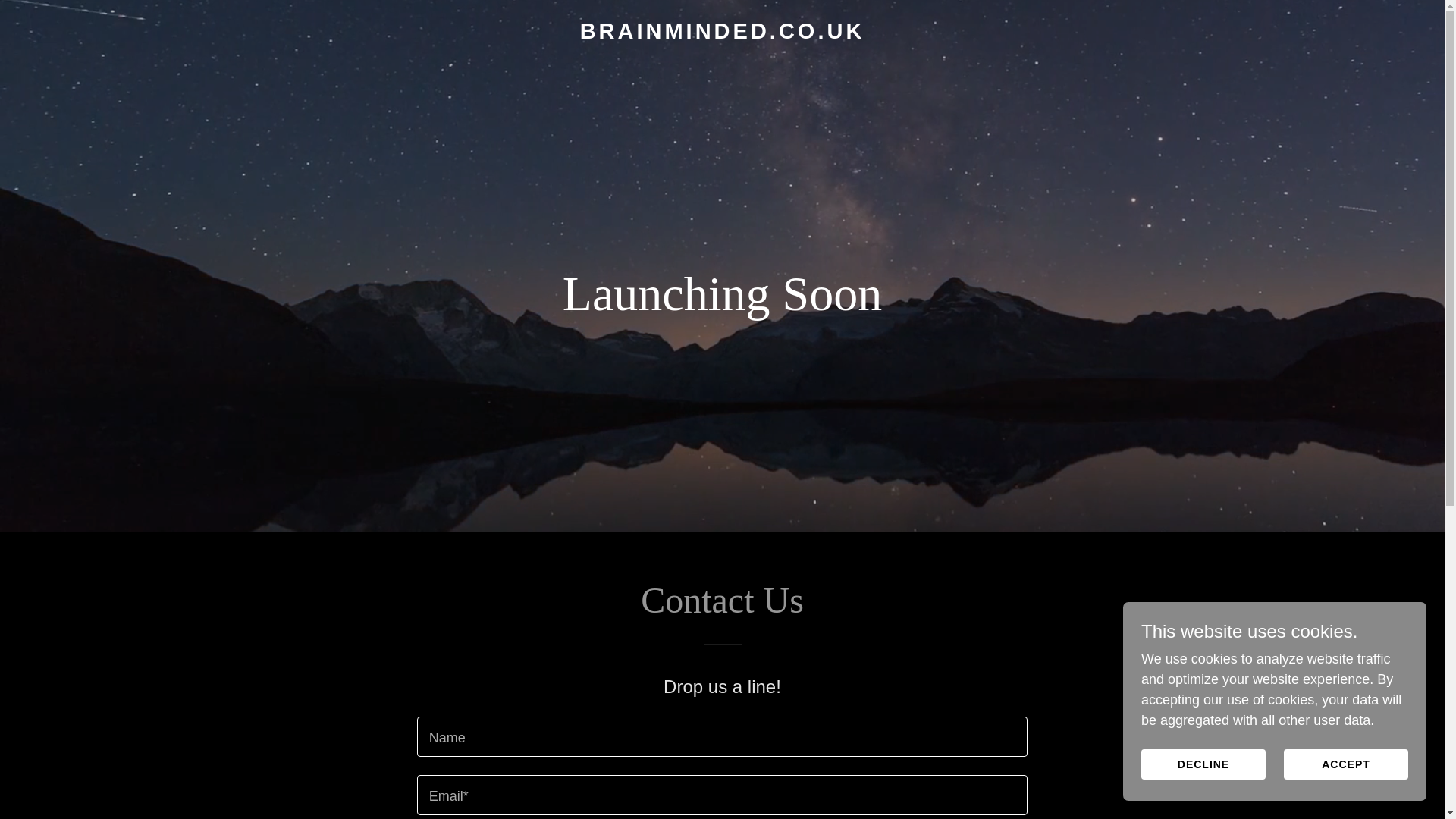 website screenshot of https://brainminded.co.uk/