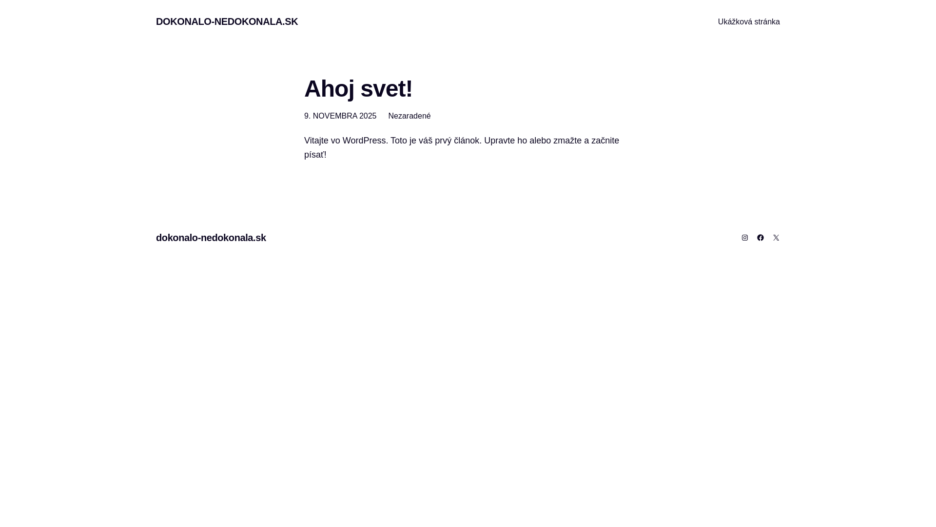 website screenshot of https://dokonalo-nedokonala.sk/