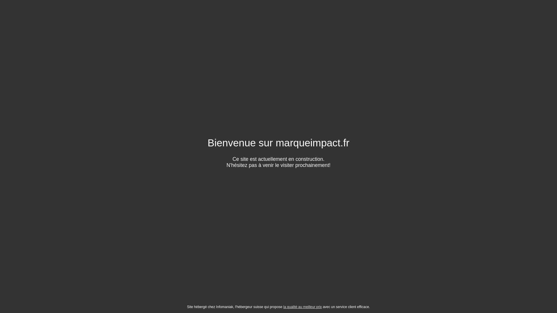 website screenshot of https://marqueimpact.com/