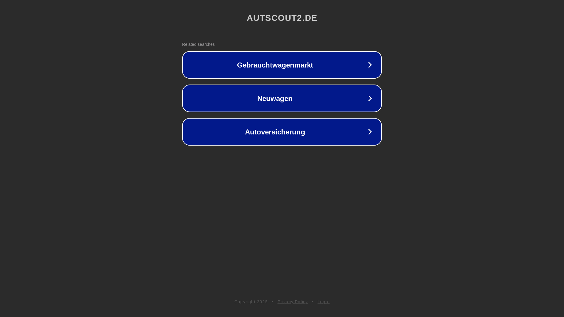 website screenshot of https://autscout2.de/