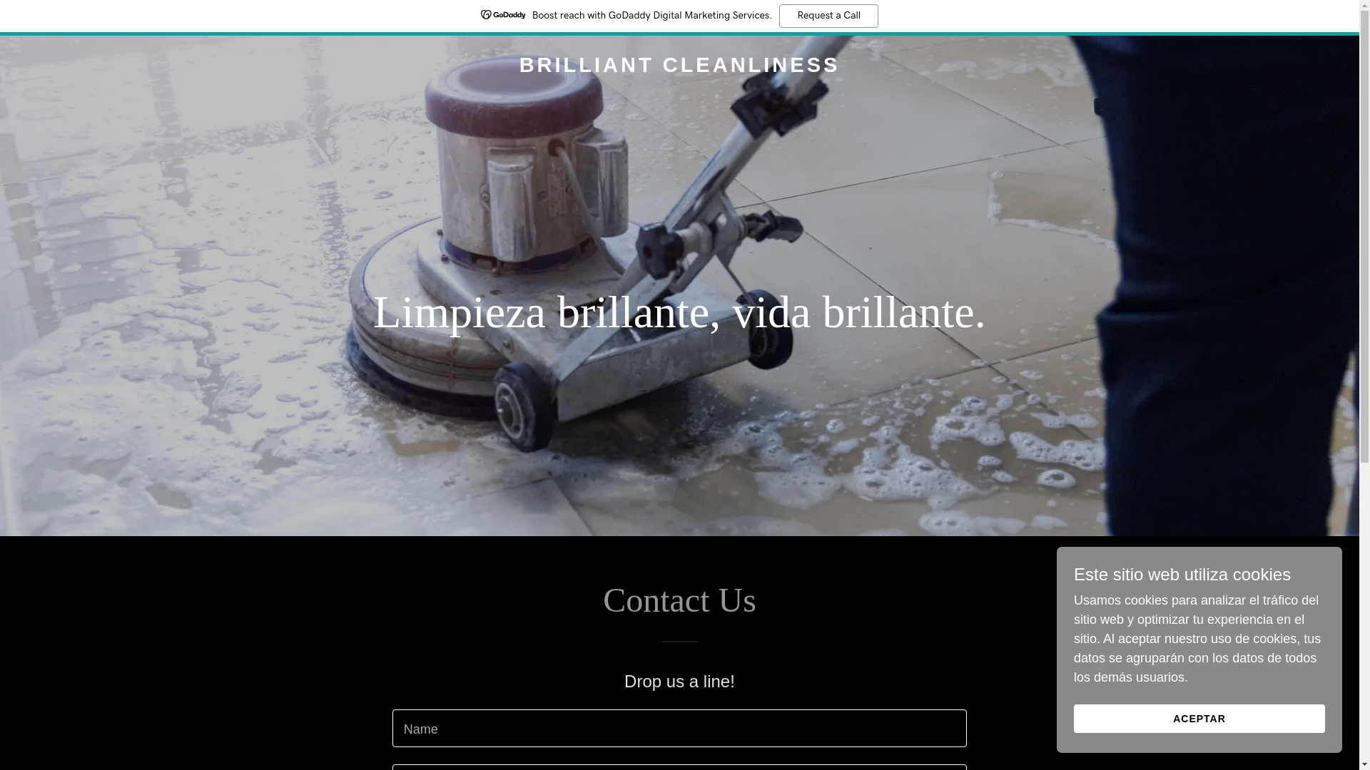 website screenshot of https://brilliantcleanliness.com/