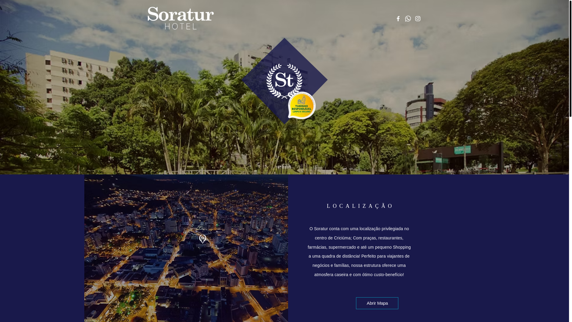 website screenshot of https://soraturhotel.com/